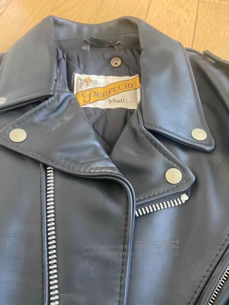 Schott Schott 618, cable-stayed leather coat, heavy cowhide Size US S / EU 44-46 / 1 - 4 Thumbnail