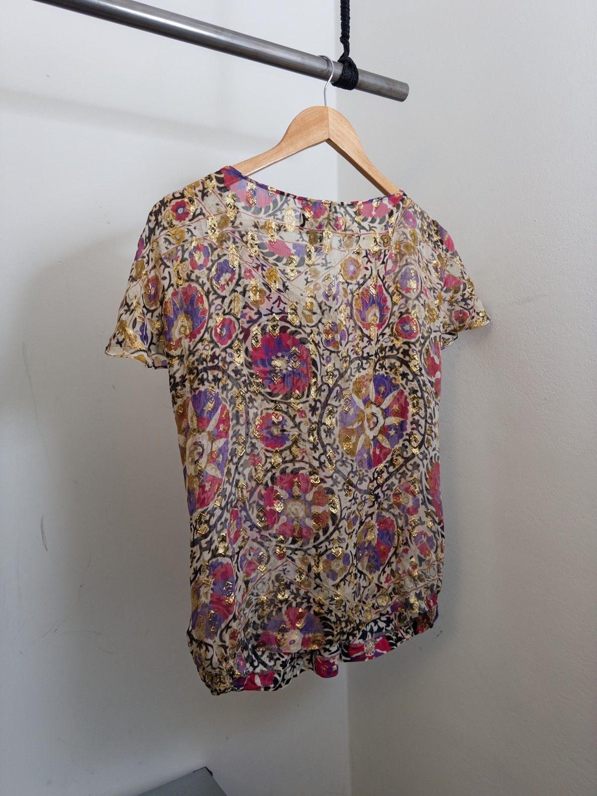 Roberto Cavalli Class Roberto Cavalli Top (Made in Italy, Late 2000s) Size L / US 10 / IT 46 - 4 Thumbnail
