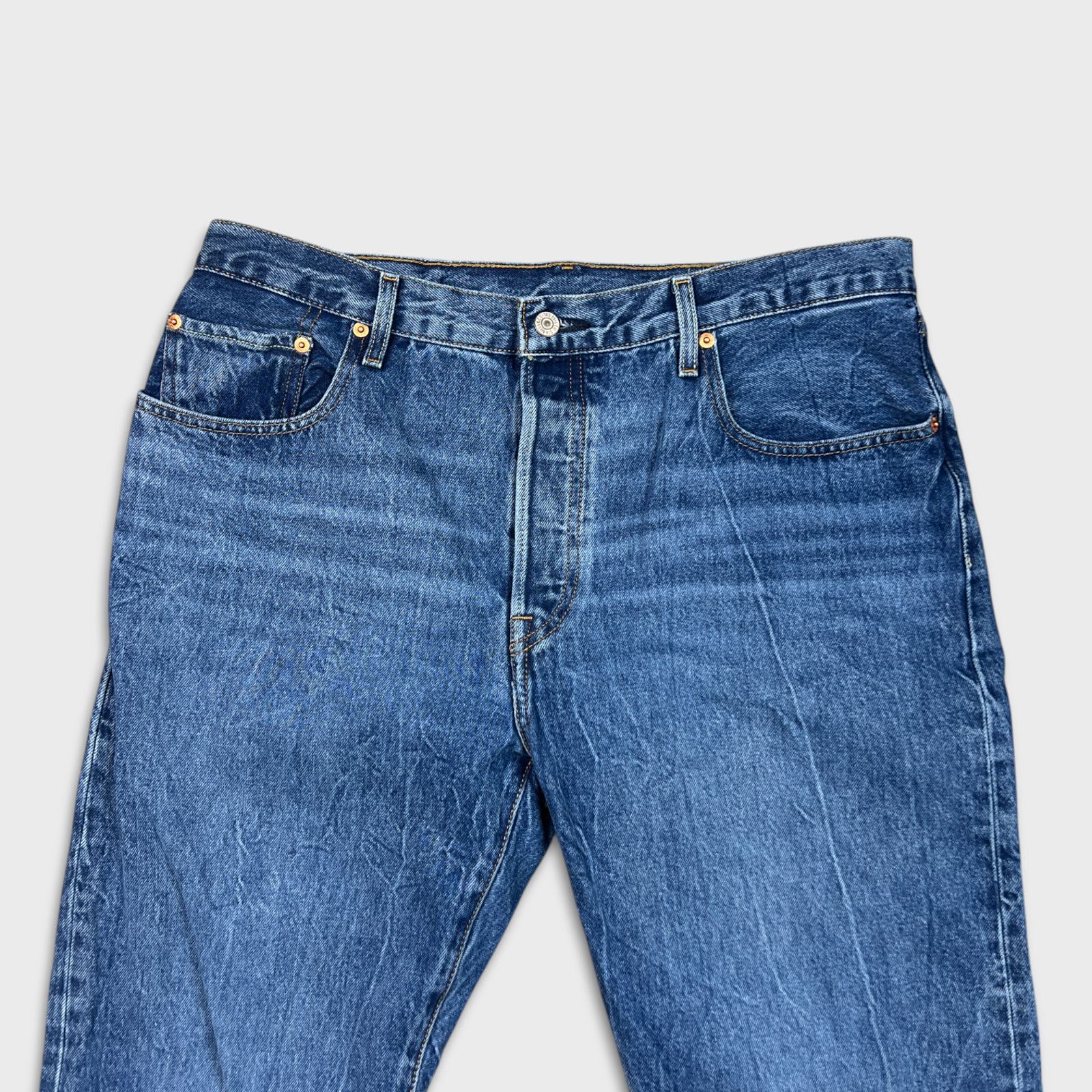 Levi's × Vintage Levi's 501 '90s Jeans 36x30 XX Straight Premium Denim Pant Size US 36 / EU 52 - 2 Thumbnail