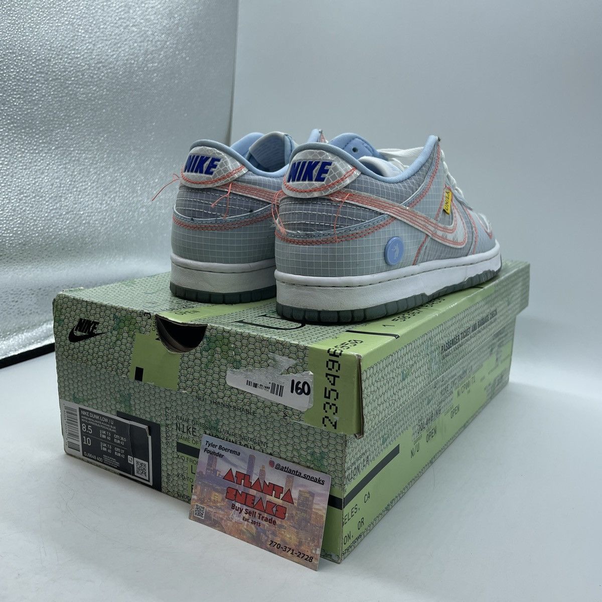 Nike Union LA x dunk passport pack argon Size US 8.5 / EU 41-42 - 5 Thumbnail