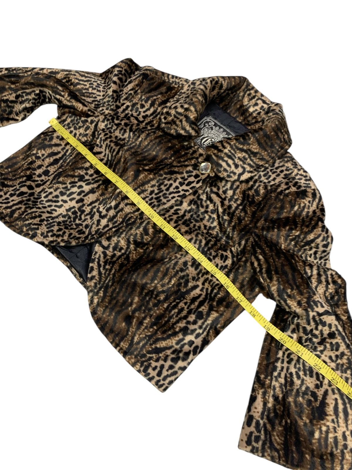 Guess Rare Guess Leopard Design Crop Top Jacket Size S / US 4 / IT 40 - 8 Thumbnail