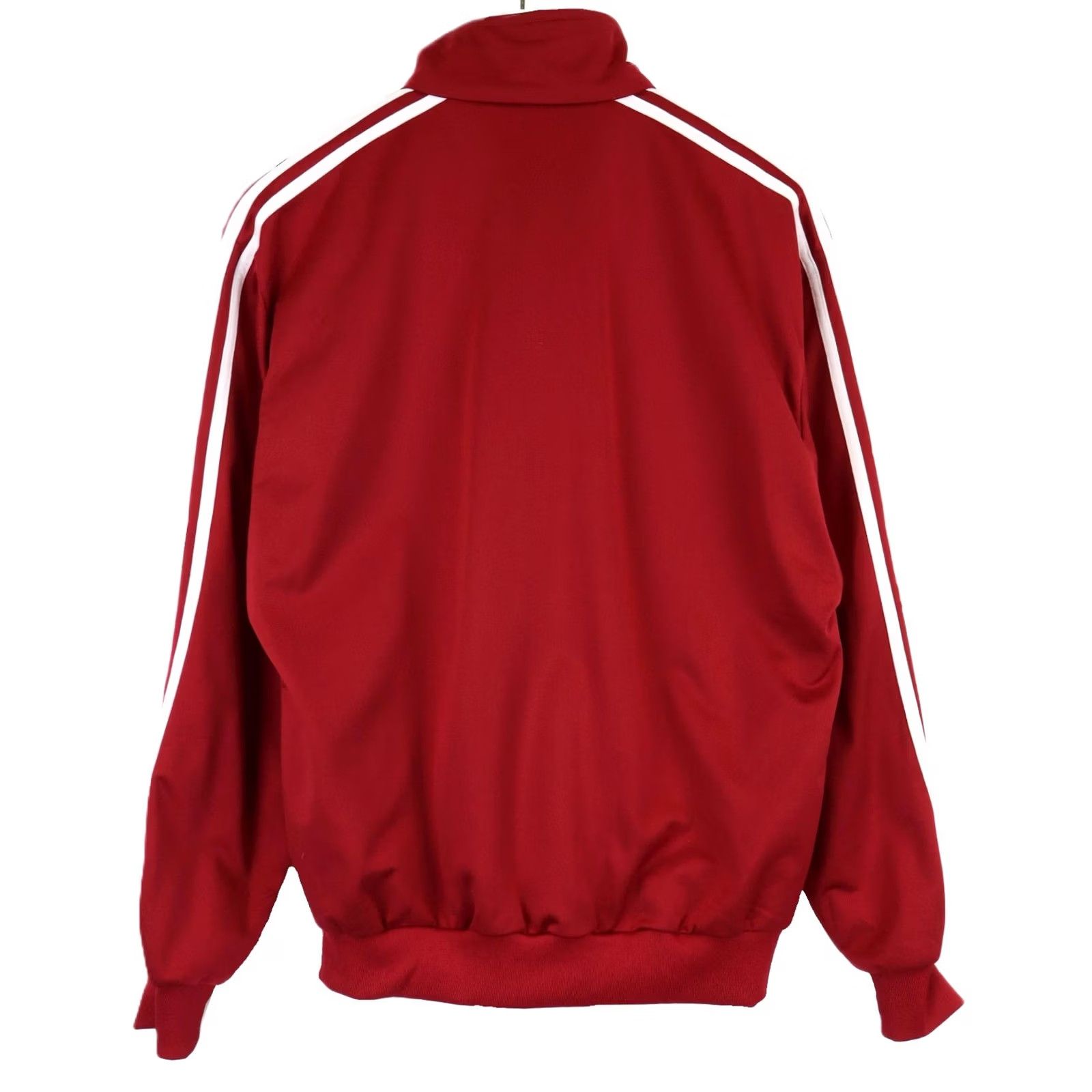 Adidas ADIDAS Sweatshirt Men UK 38/40 Vintage Full Zip Red Track Top Shirt Size US M / EU 48-50 / 2 - 2 Thumbnail