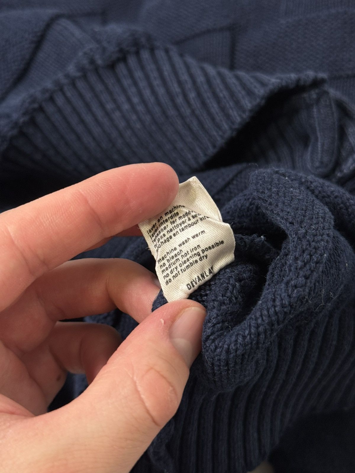 Lacoste Vintage geometrical Lacoste cardigan knit sweater old money Size US L / EU 52-54 / 3 - 7 Thumbnail