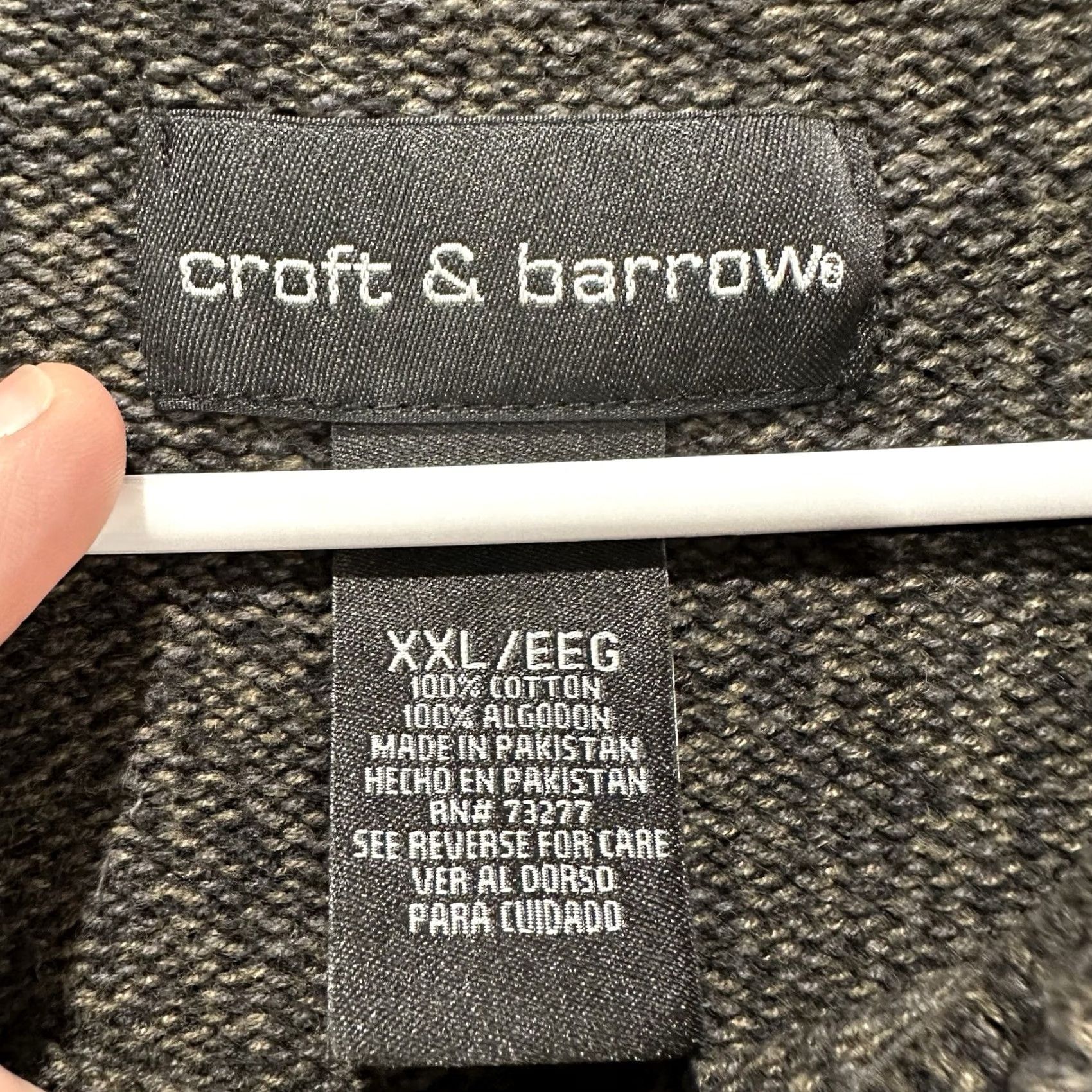 Croft & Barrow Croft & Barrow Sweater Mens 2XL Heathered Brown Pullover Crew Neck Heavyweight Size US XXL / EU 58 / 5 - 3 Thumbnail