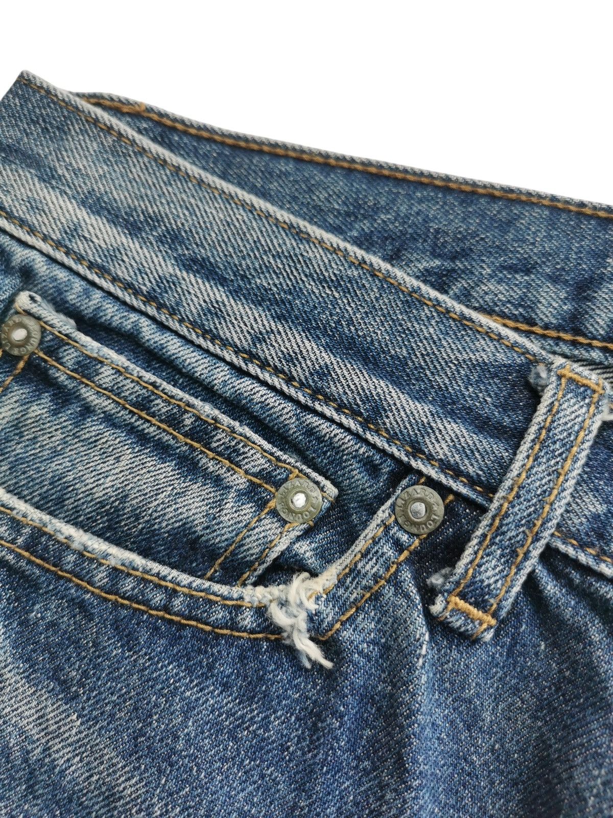 Lounge Lizard Avantgarde Lounge Lizard Clawmark Distressed Jeans LGB🟦A869🟦 Size US 30 / EU 46 - 5 Thumbnail