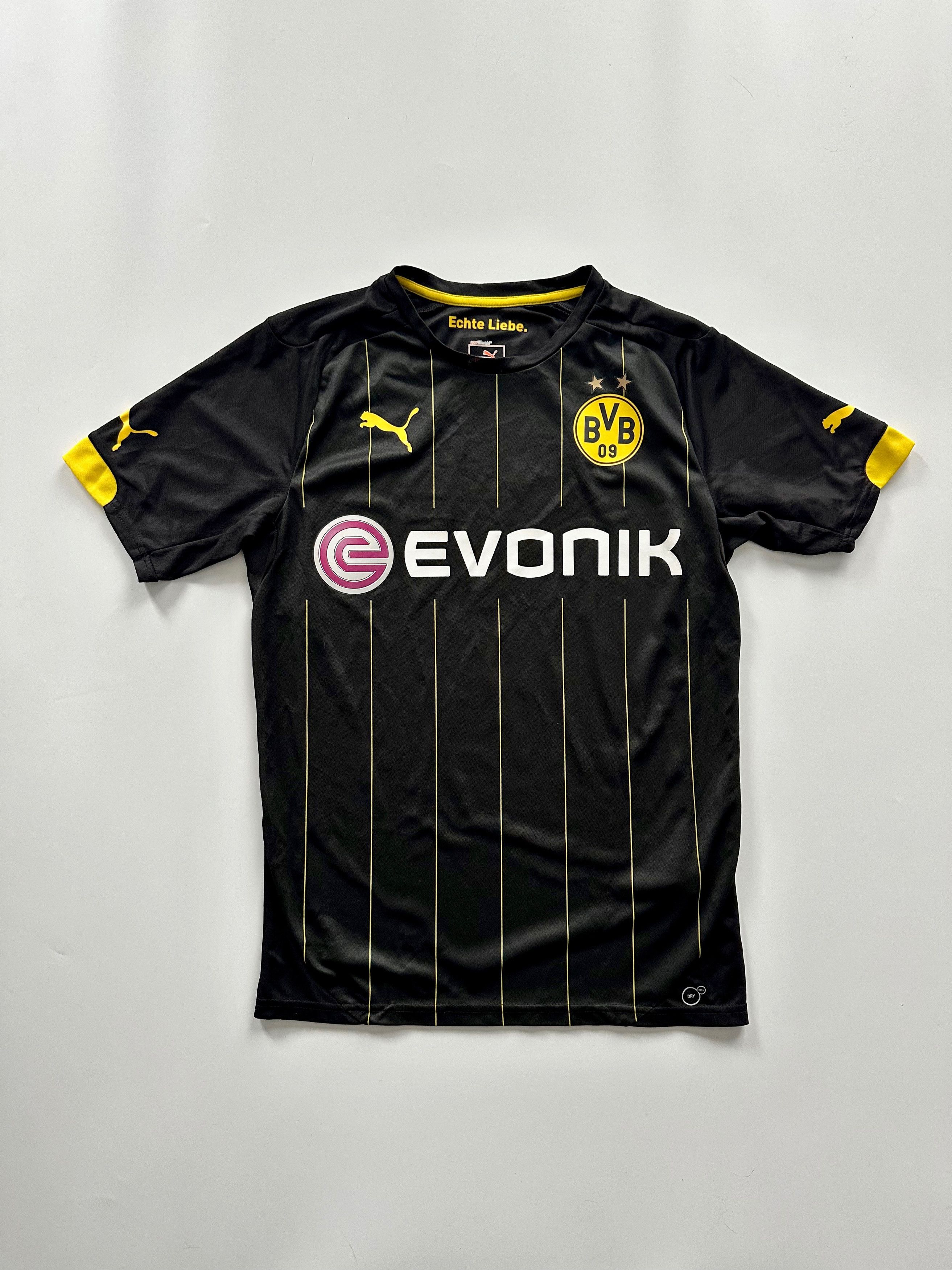 Puma 2014 Puma Borussia Dortmund Soccer Jersey Football Shirt Size US S / EU 44-46 / 1 - 2 Thumbnail