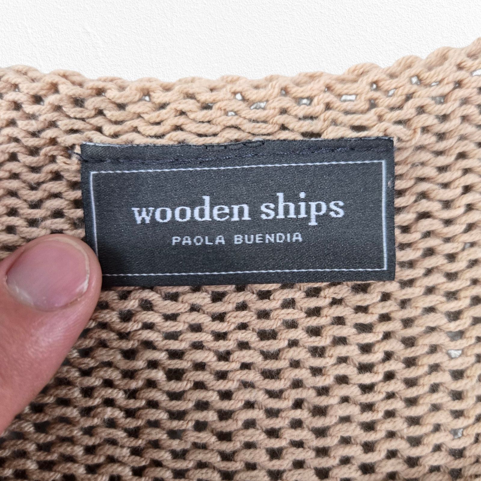 Other Wooden Ships LOVE Knit Sweater Pullover Size Medium Size M / US 6-8 / IT 42-44 - 5 Thumbnail