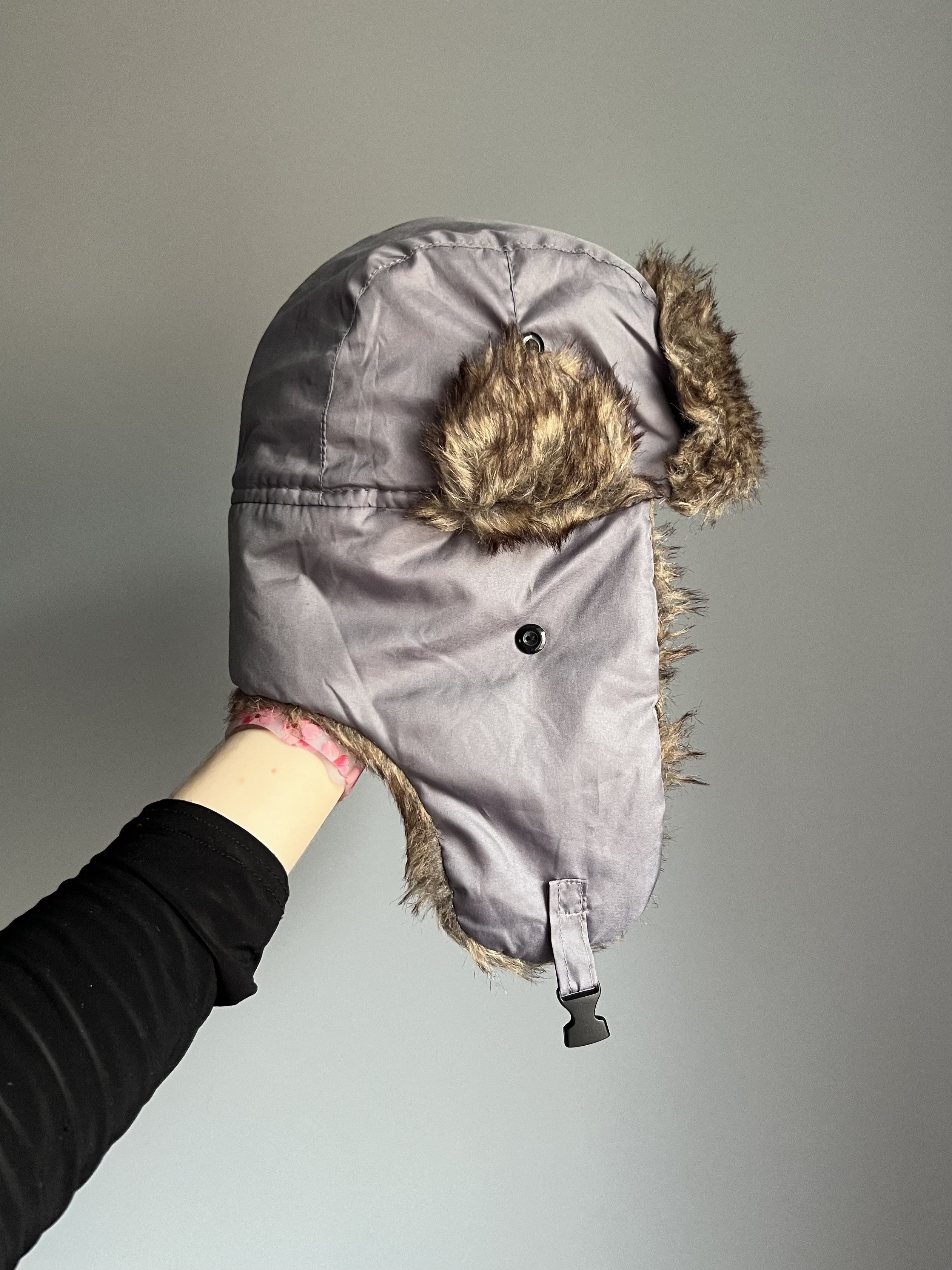 Japanese Brand Y2K Faux Fur Ushanka Vintage Fuzzy Warm Trapper Hat Size ONE SIZE - 5 Thumbnail