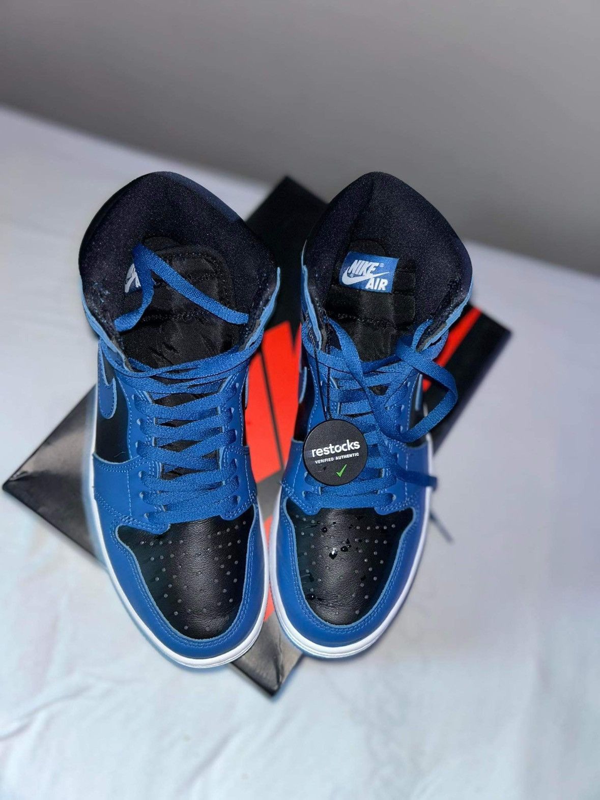 Jordan Brand × Nike Jordan 1 High Marina blue Size US 9 / EU 42 - 3 Thumbnail