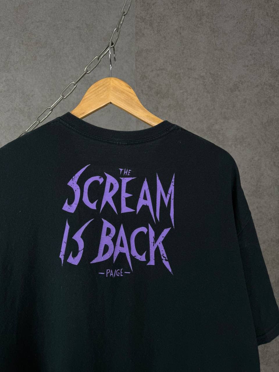 WWE Paige The Scream is back WWE WWF wrestling tee Size US XL / EU 56 / 4 - 6 Thumbnail