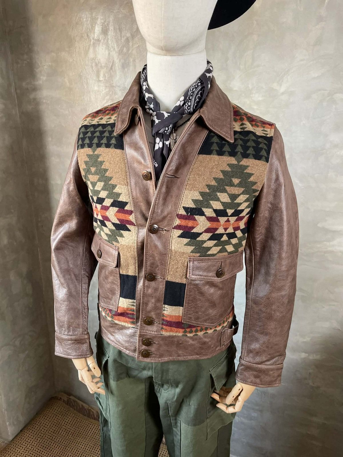 Other Curphey Navajo Leather Jacket Size US S / EU 44-46 / 1 - 5 Thumbnail