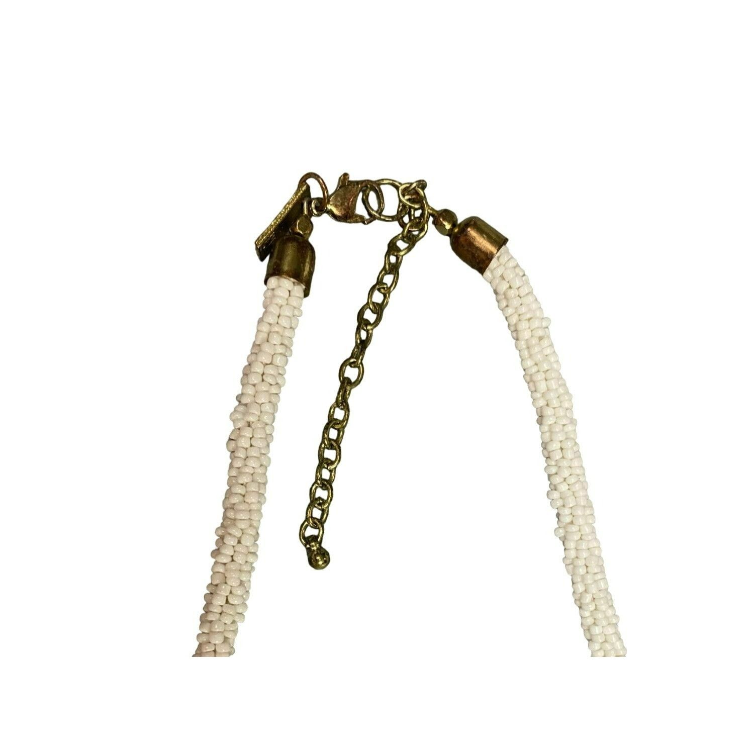 Other Vintage Signed INC International Concepts White Seed Beaded Size ONE SIZE - 6 Thumbnail