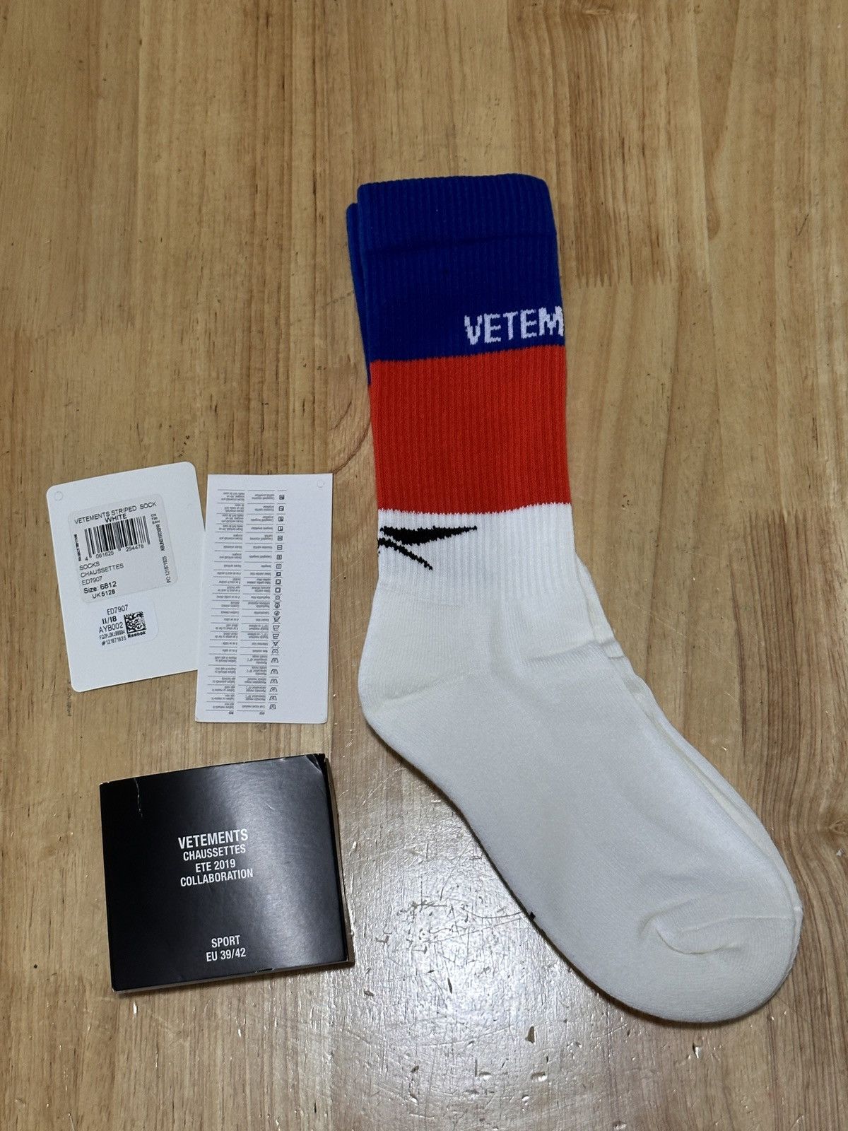 Vetements fashion x tommy hilfiger socks