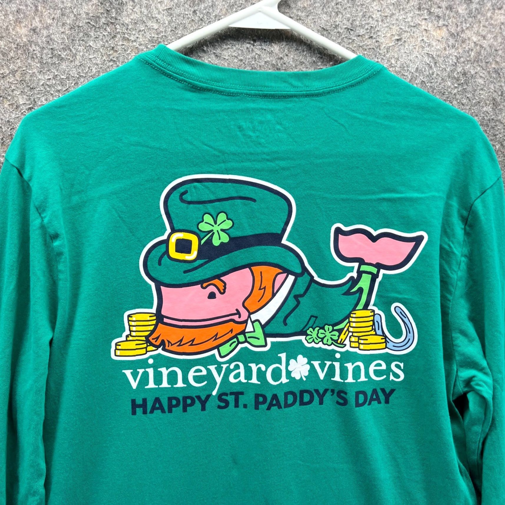 Vineyard Vines Vineyard Vines Shirt Mens Small Green Crewneck Whale Pocket Tee St Paddys Day Shirt Mens Small Green Crewneck Whale Pocket Tee Size US S / EU 44-46 / 1 - 6 Thumbnail
