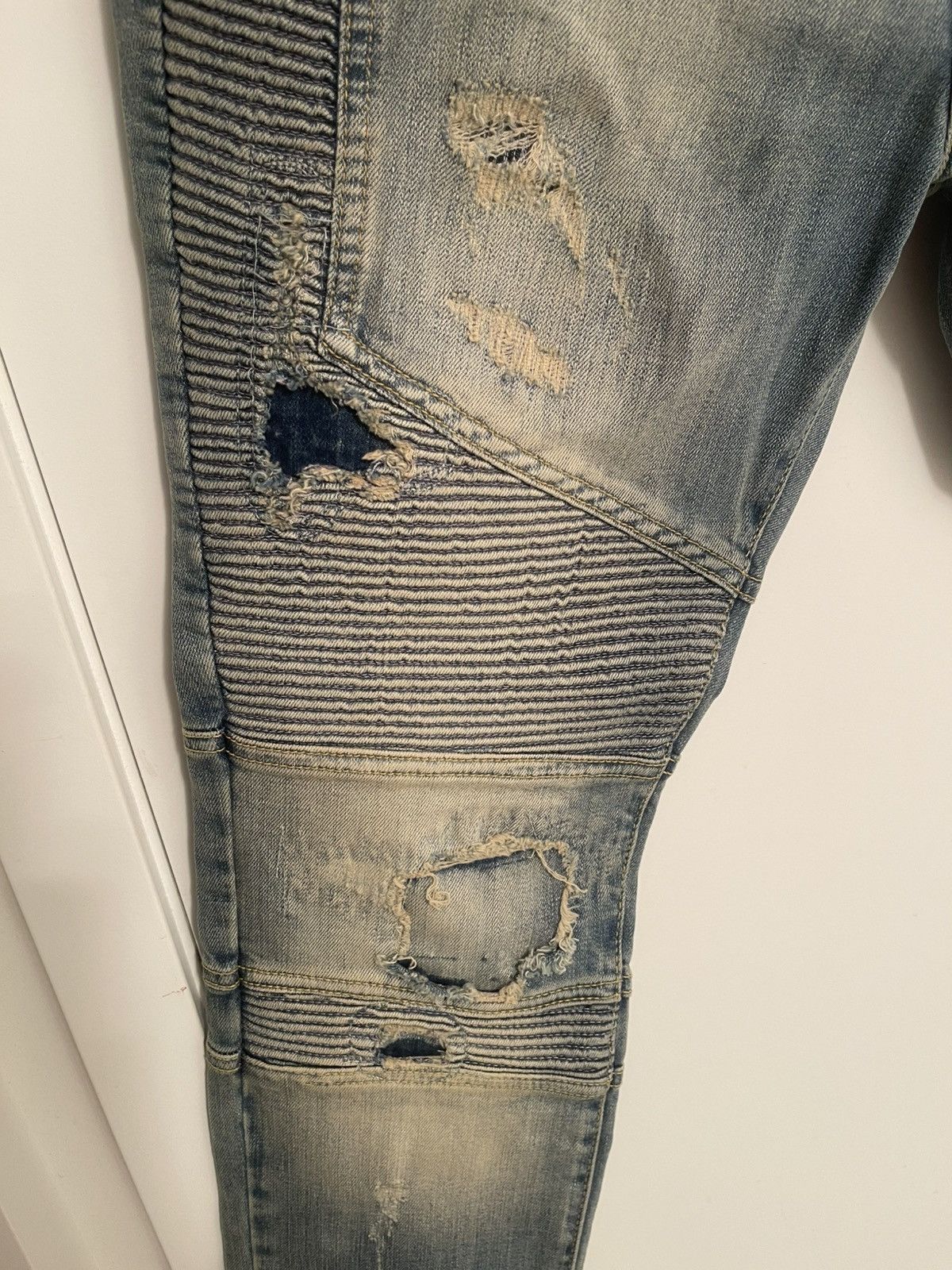 Represent Clo. Vintage Represent Biker Denim 34 Gently Used Size US 34 / EU 50 - 7 Thumbnail