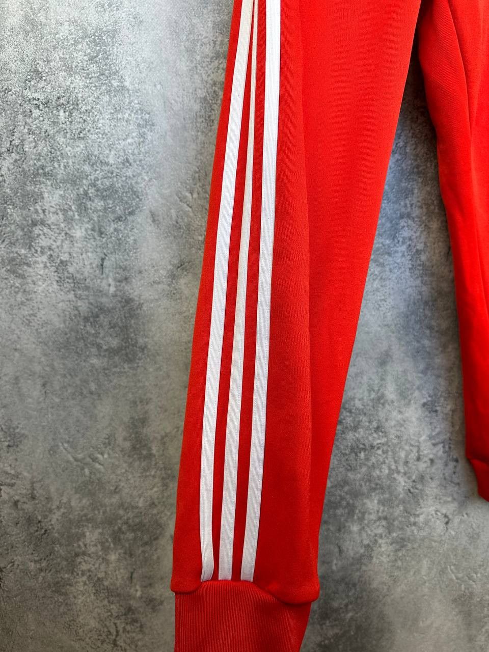 Adidas Adidas Originals Trefoil Red 3-Stripe Track Pants Joggers Size US 30 / EU 46 - 7 Thumbnail