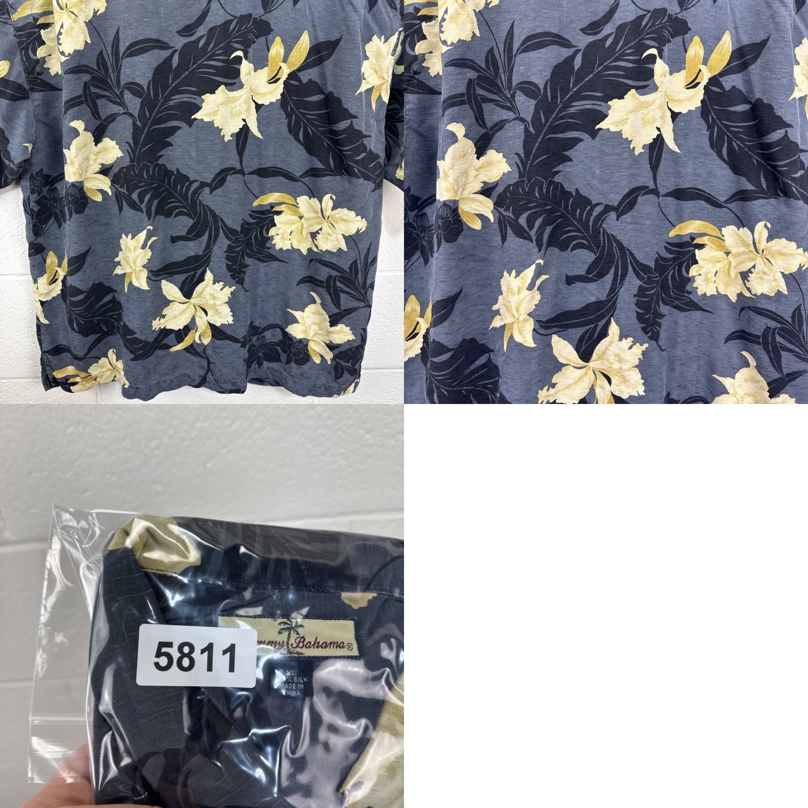 Tommy Bahama VINTAGE Tommy Bahama Floral Silk Button-Down Camp Shirt Mens XL Beach Size US XL / EU 56 / 4 - 10 Thumbnail