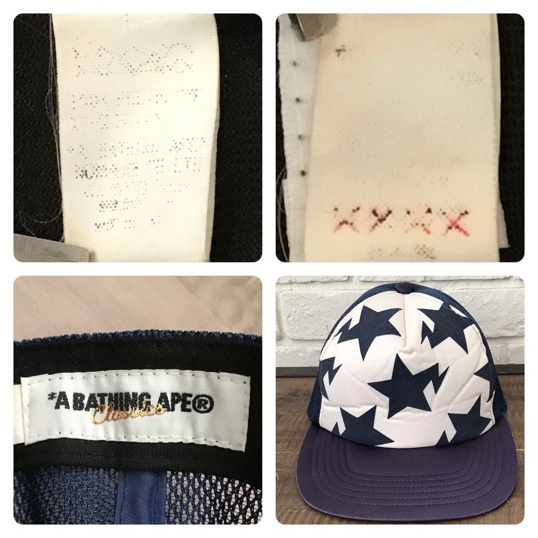 Bape × Nigo BAPE STA LOGO Tracker Hat Cap a bathing ape star NIGO Size ONE SIZE - 8 Thumbnail