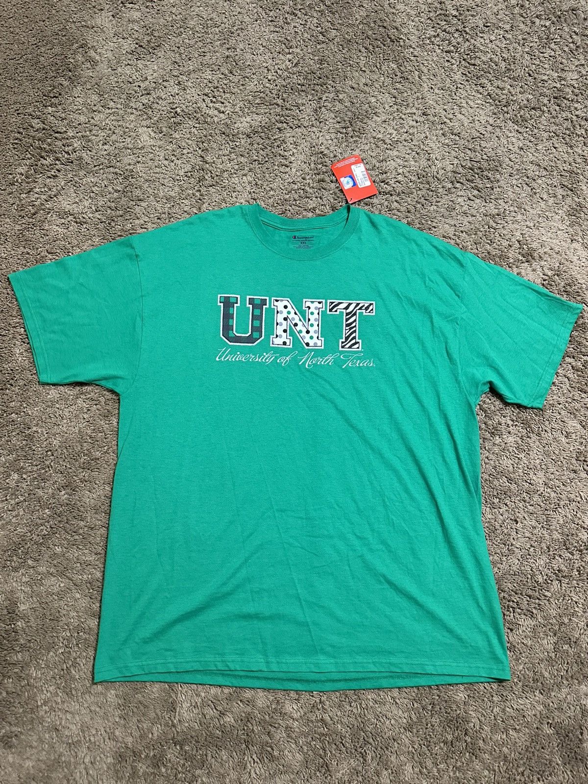 Champion × NCAA × Vintage Vintage NCAA Champion UNT Mean Green shirt 00s size 2XL Size US XXL / EU 58 / 5 - 1 Thumbnail