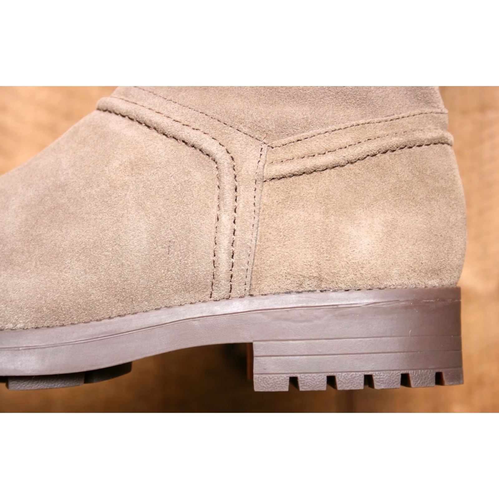 Vintage REVITALIGN Kennedy Boot Mid-Calf Brown Suede Riding Boots Sz. 9B Womens Size US 7 / IT 37 - 5 Thumbnail