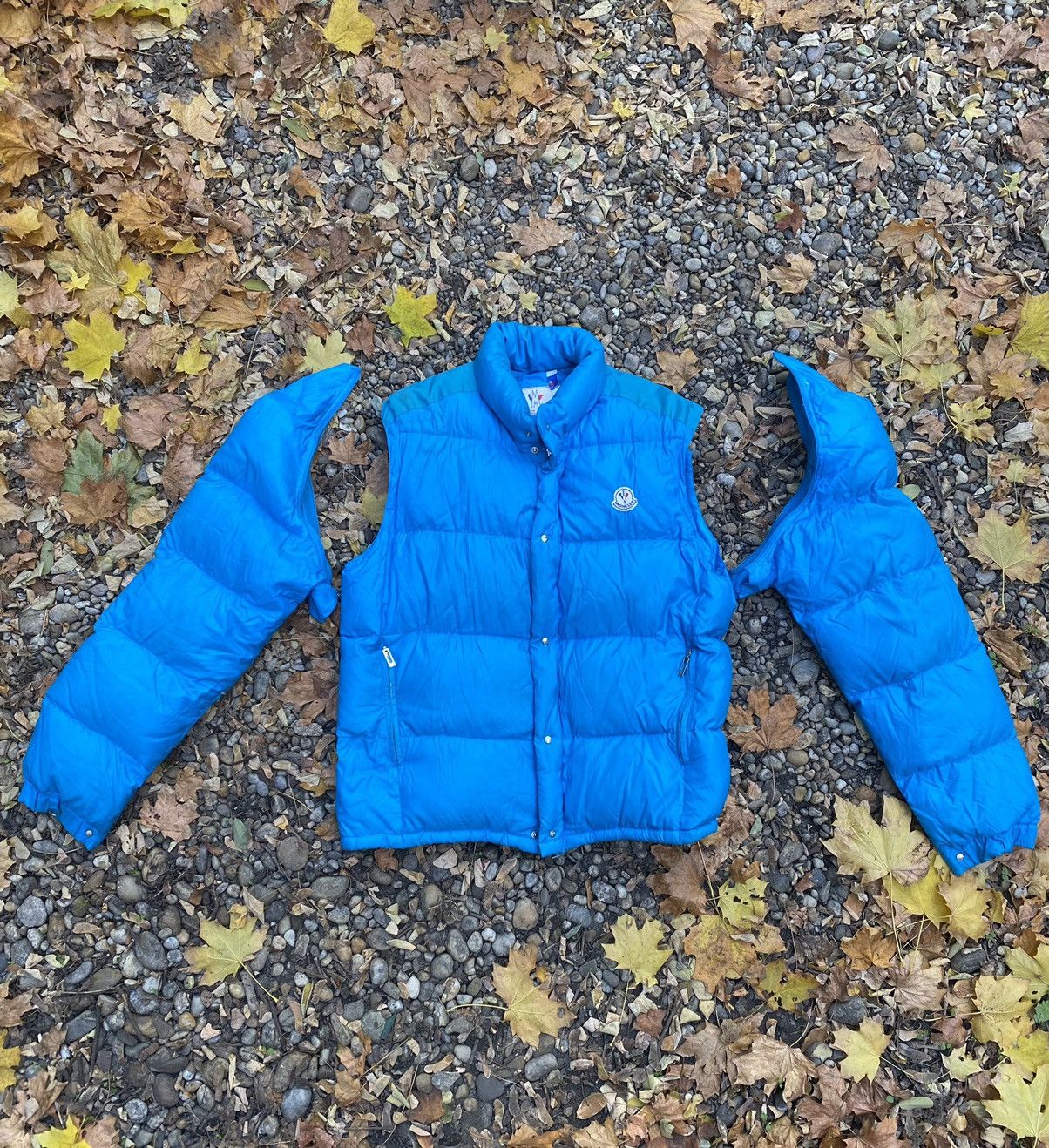 Moncler × Vintage Vintage 80s Moncler Grenoble Puffer Transformed Jacket Size US L / EU 52-54 / 3 - 1 Thumbnail