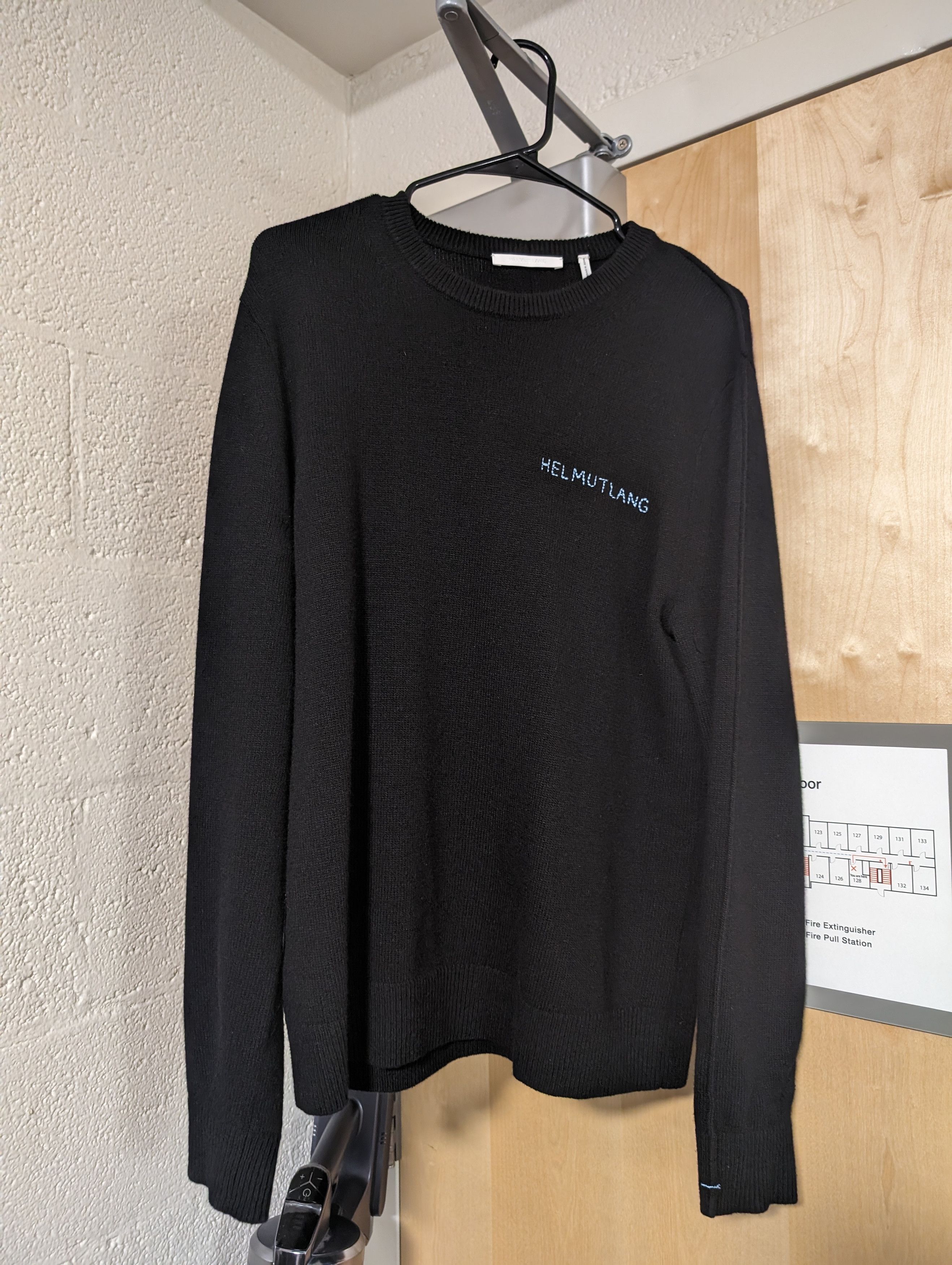 image of Helmut Lang Sweater in Black, Men's (Size Small)