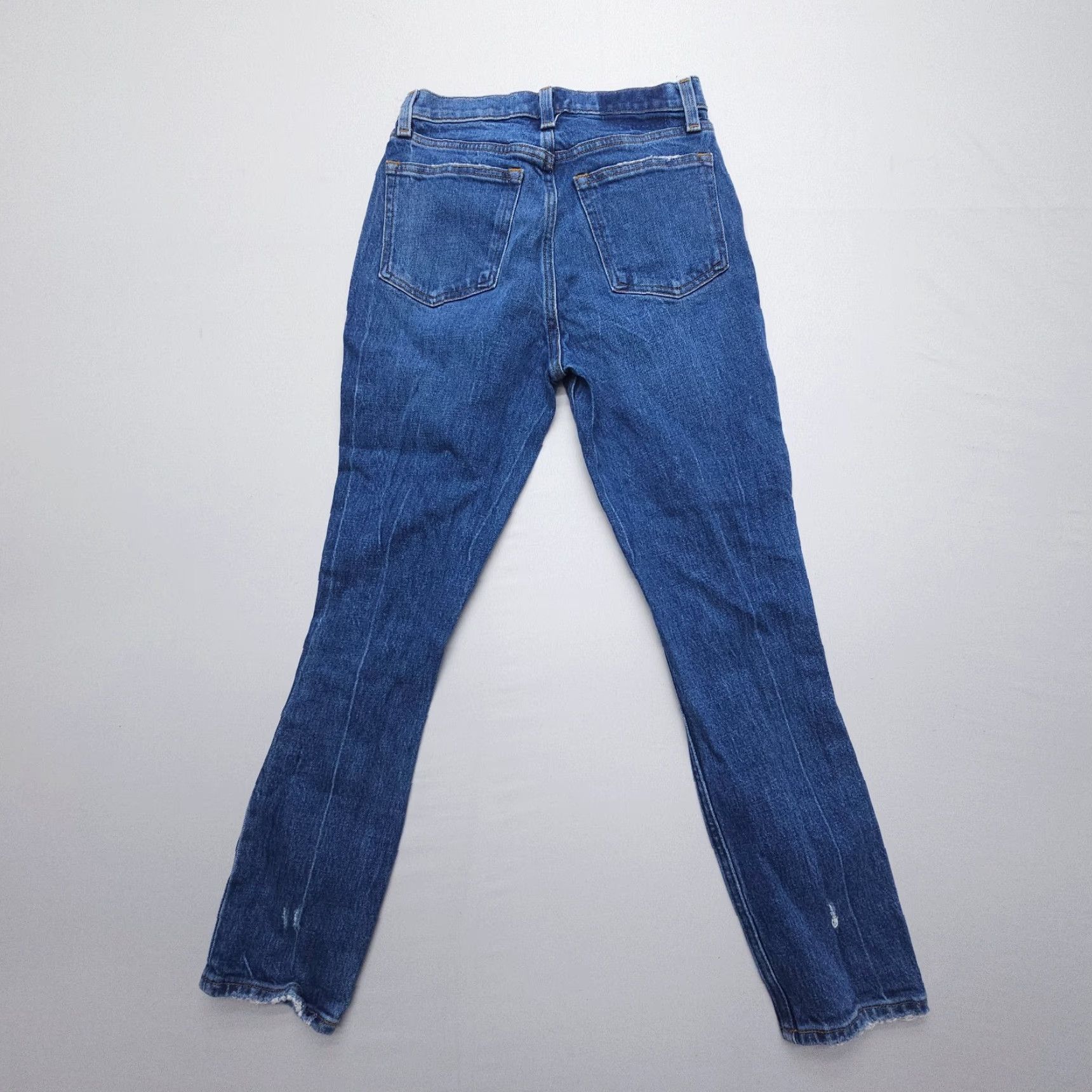 Abercrombie & Fitch VINTAGE Abercrombie & Fitch Jeans Shap Skinny High Rise 0 (25) Denim Distressed 90s Womens Size 25" / US 0 / IT 36 - 2 Thumbnail