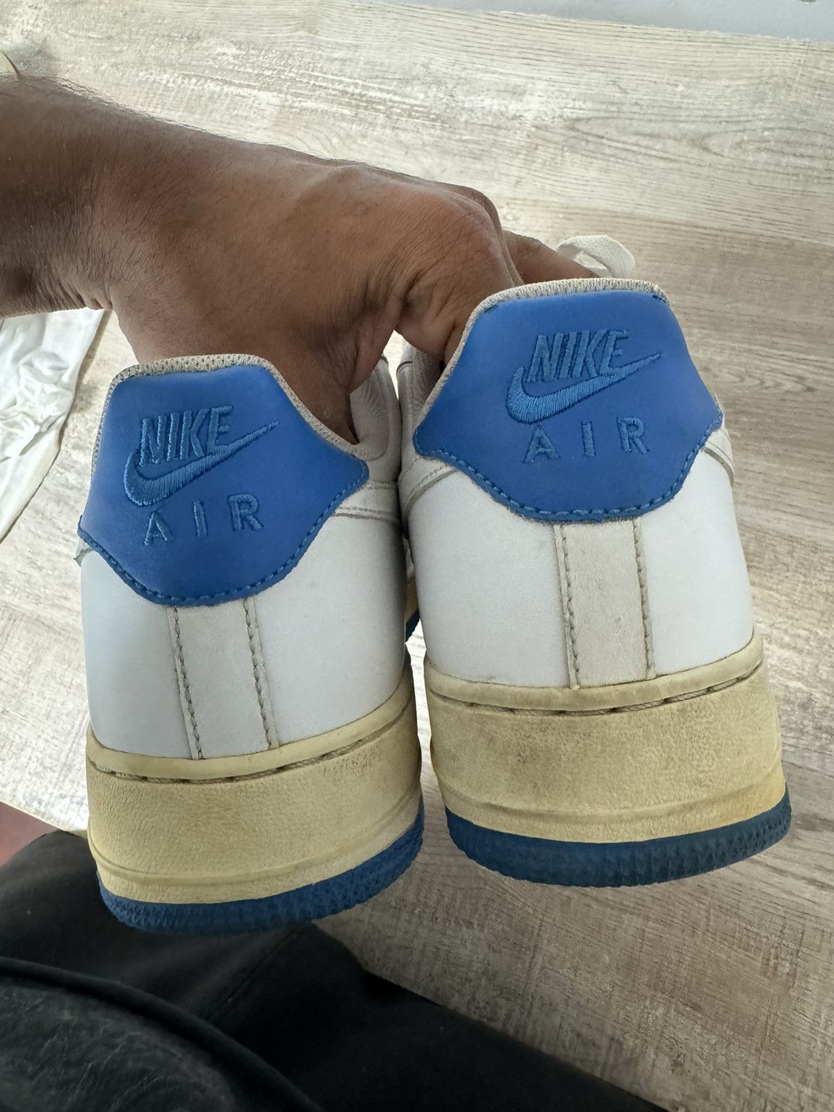 Nike Nike Air Force 1 ‘07 New Blue 2008 Size US 10.5 / EU 43-44 - 5 Thumbnail
