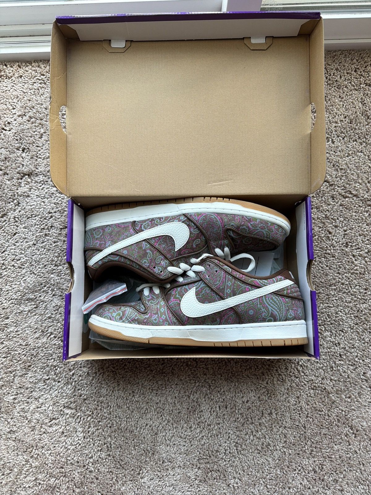 Nike Nike SB - Paisley Brown Multicolor Sz 14 Size US 14 / EU 47 - 1 Thumbnail