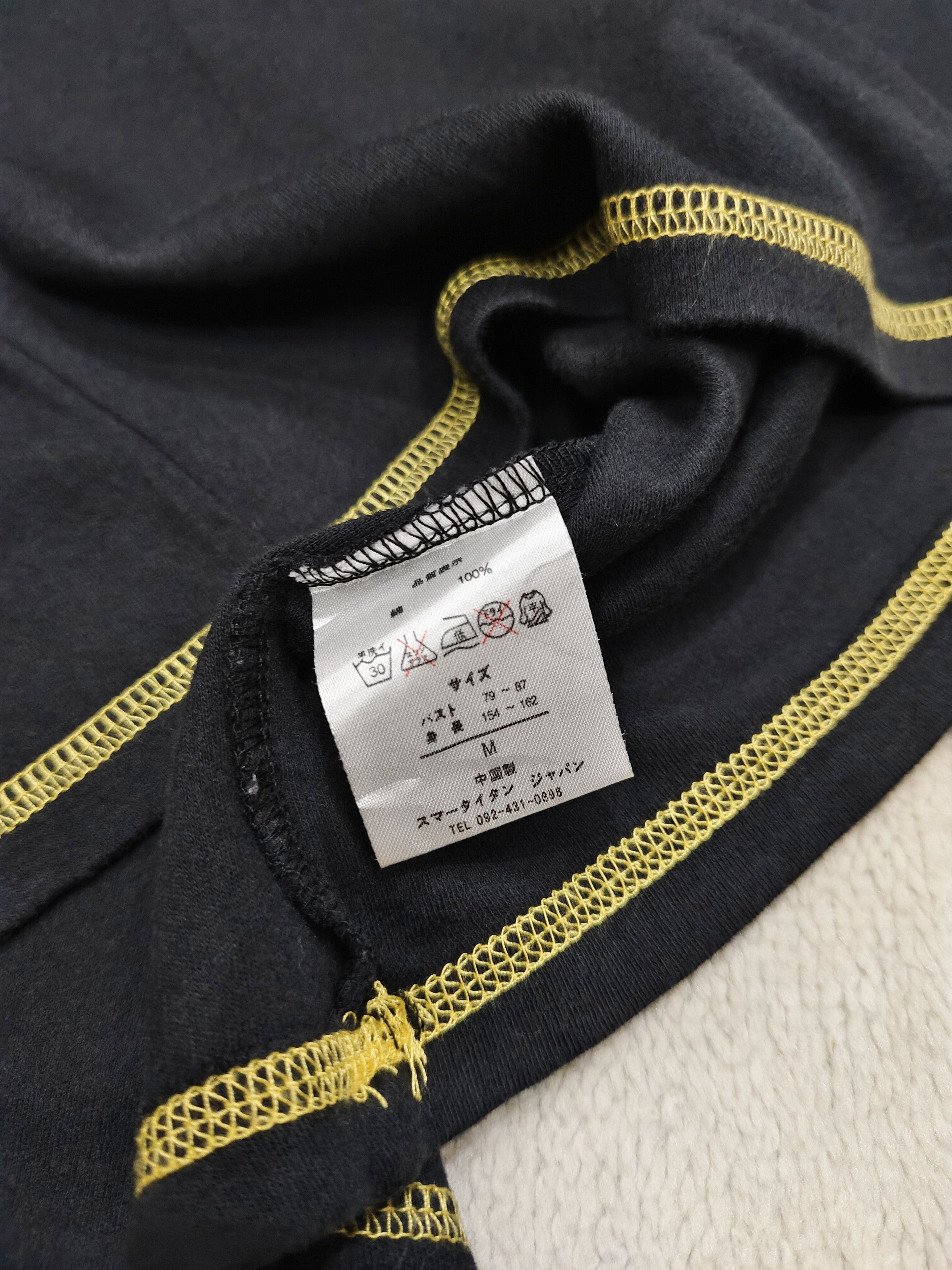 Playboy 00s Playboy Japan Y2K Bunny Art Graphic Henley Sweatshirt Size M / US 6-8 / IT 42-44 - 5 Thumbnail