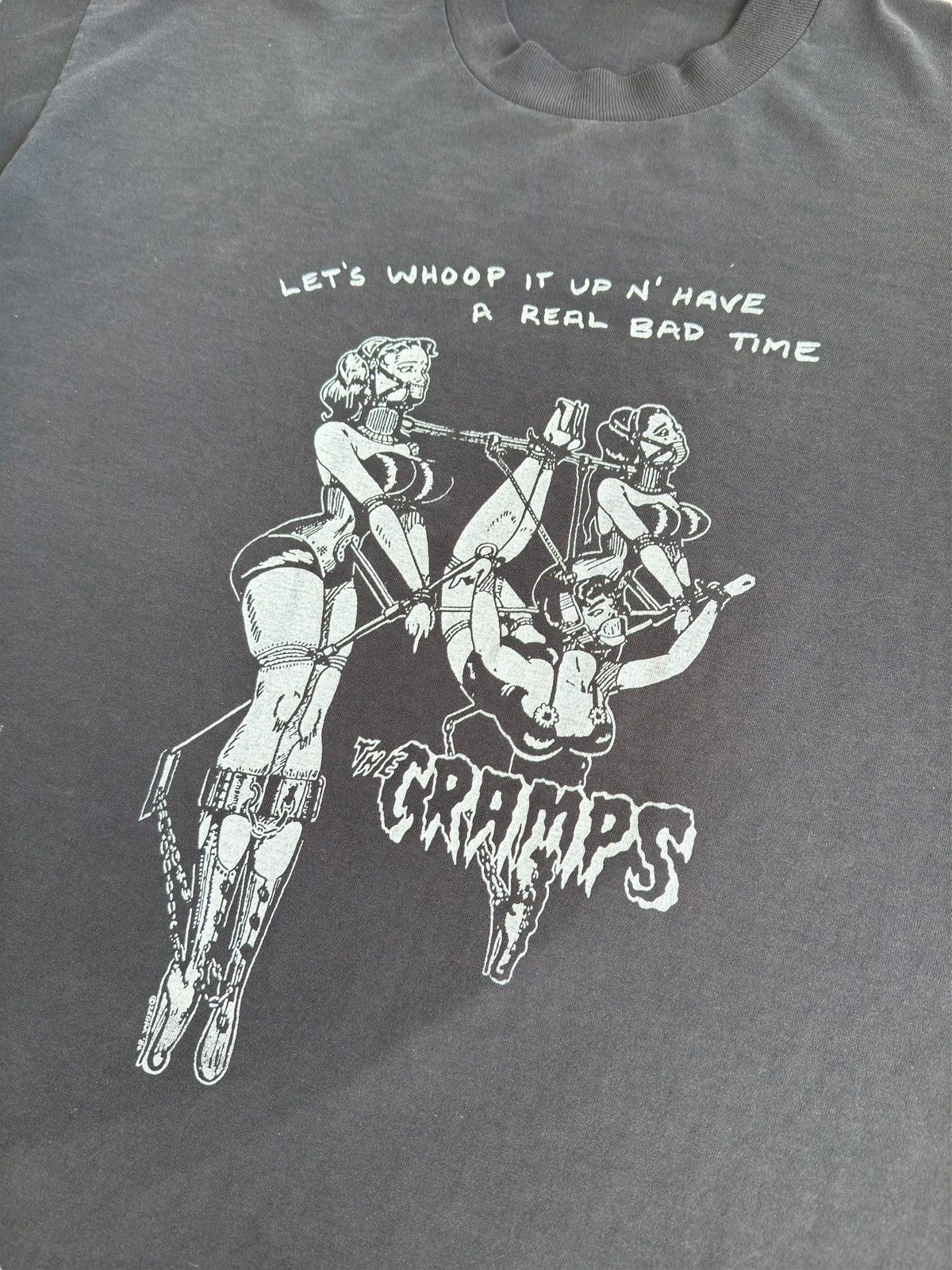 Band Tees RARE Vintage 1986 The Cramps Date w/ Elvis ‘Whoop It Up’ Tee Size US XL / EU 56 / 4 - 6 Thumbnail