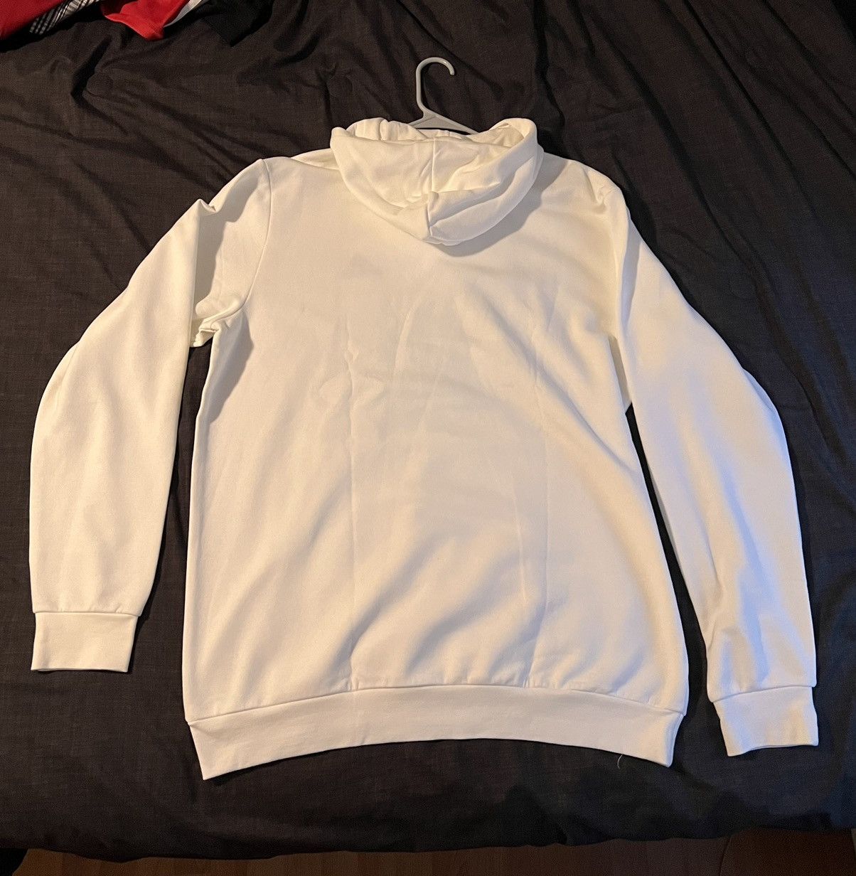 Adidas Adidas Sweatshirt All White Fleece Pullover Size US XL / EU 56 / 4 - 4 Thumbnail