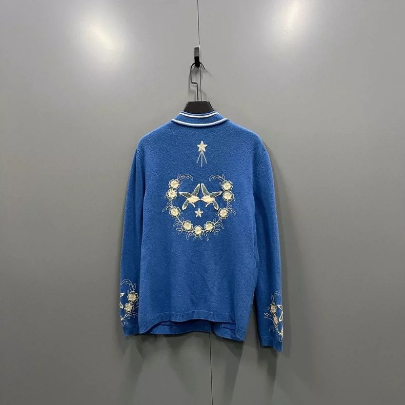 Gucci Gucci Yankees co-branded blue cardigan jacket Size US XS / EU 42 / 0 - 4 Thumbnail
