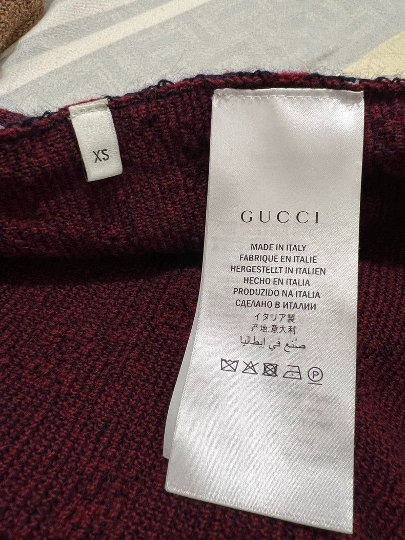Gucci Gucci Old flower full-print turtleneck sweater knitwear 250 Size US XS / EU 42 / 0 - 6 Thumbnail