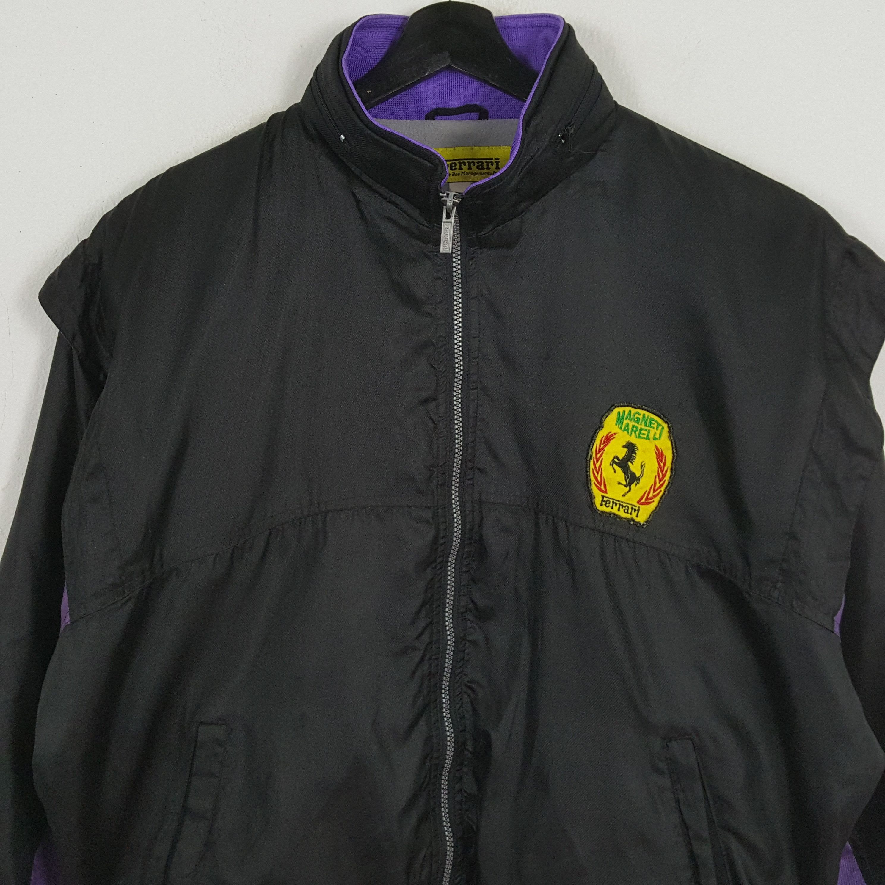 Ferrari × Vintage FERRARI F1 Racing Style Motorsport Crew Jacket Size US XXL / EU 58 / 5 - 2 Thumbnail