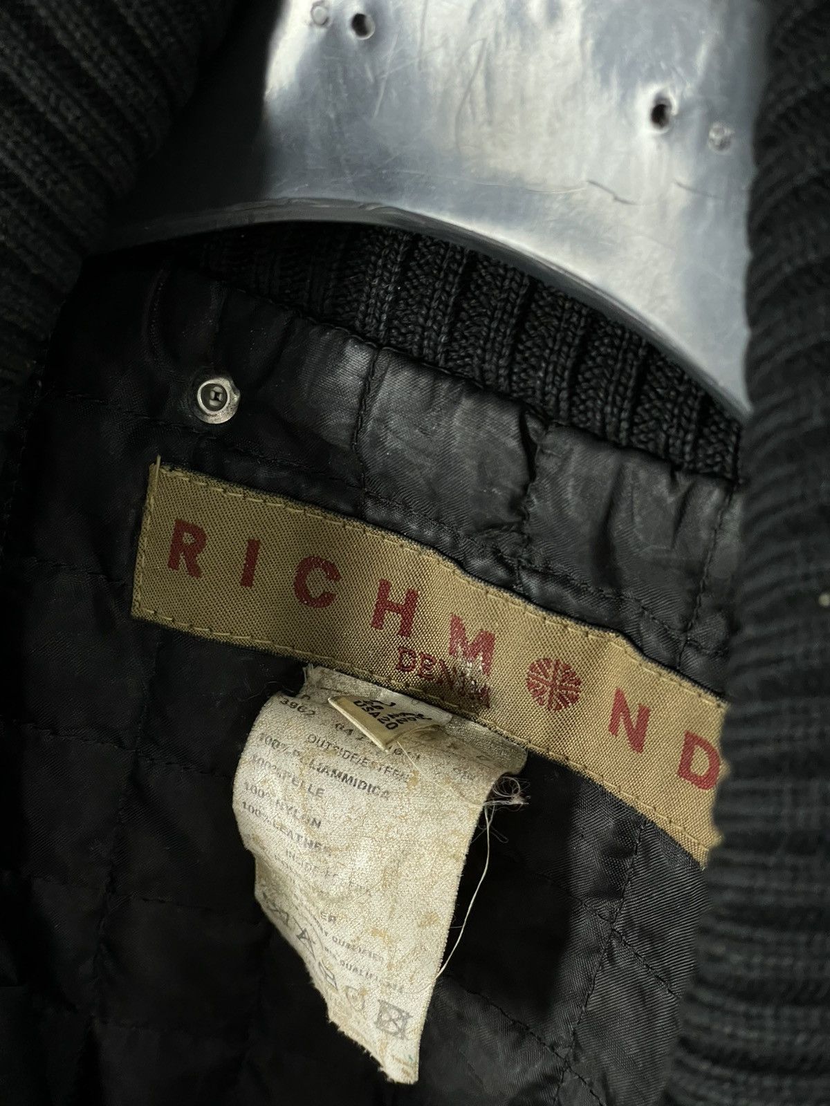 John Richmond Vintage Y2K Avant Garde Leather John Richmond Jacket Size US L / EU 52-54 / 3 - 8 Thumbnail
