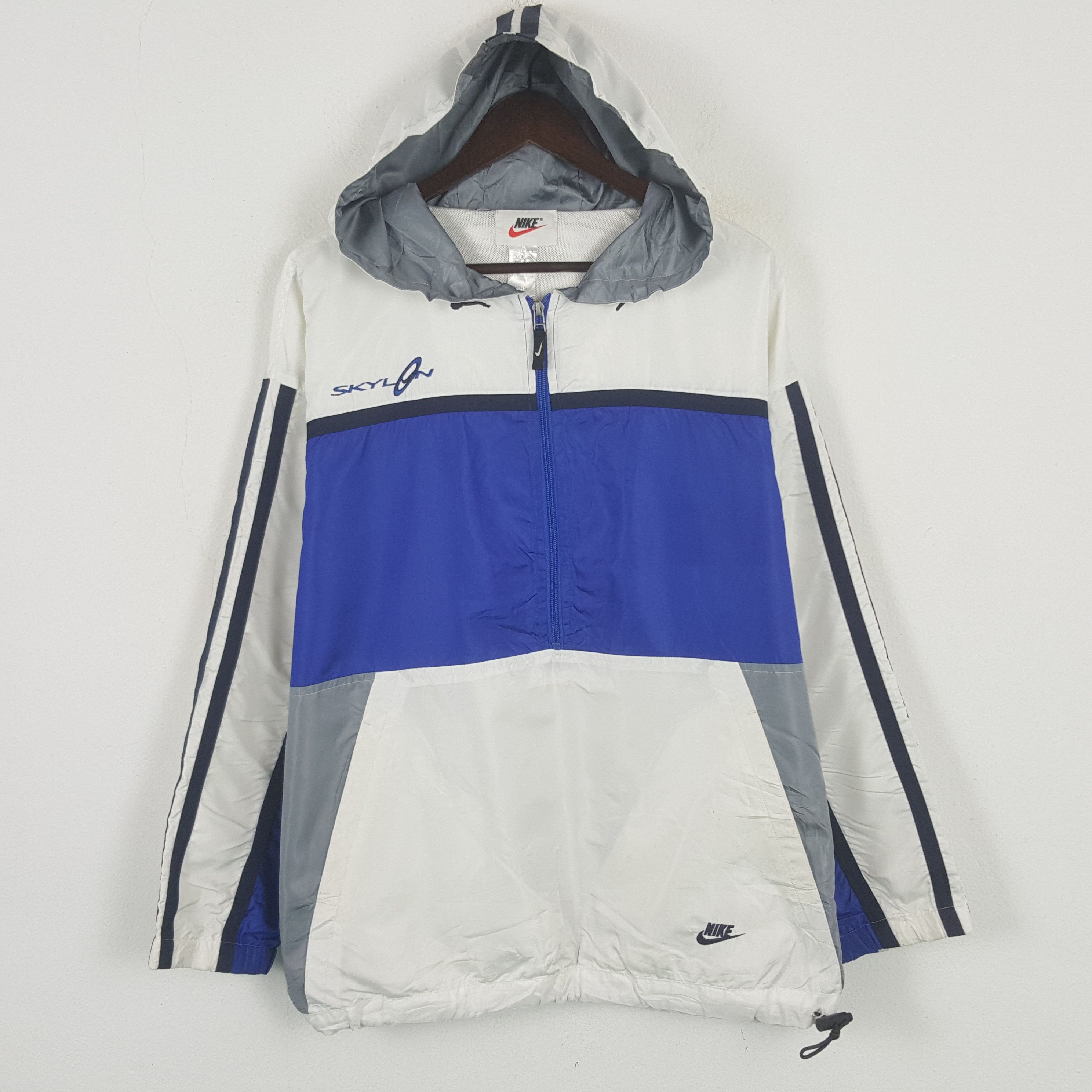 Nike × Vintage Vintage Nike Windbreaker Sport Jacket Size US XL / EU 56 / 4 - 1 Thumbnail