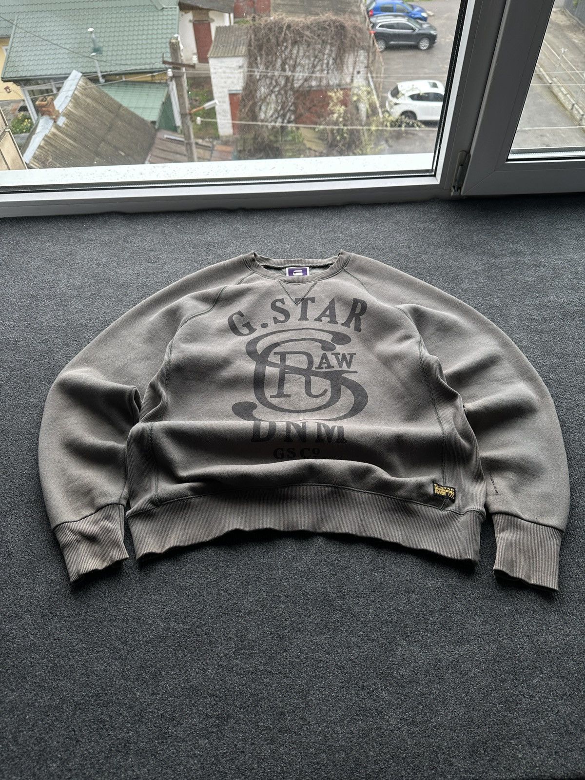 G-Star 🚨VINTAGE BIG LOGO G STAR RAW SWEATSHIRT RARE Size US XL / EU 56 / 4 - 1 Thumbnail