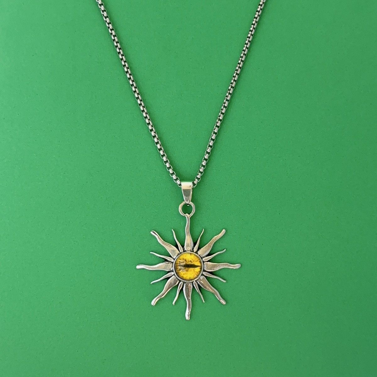 Other Sun Pendant Necklace for Men Women Hip Hop Unisex Necklace Size ONE SIZE - 1 Thumbnail