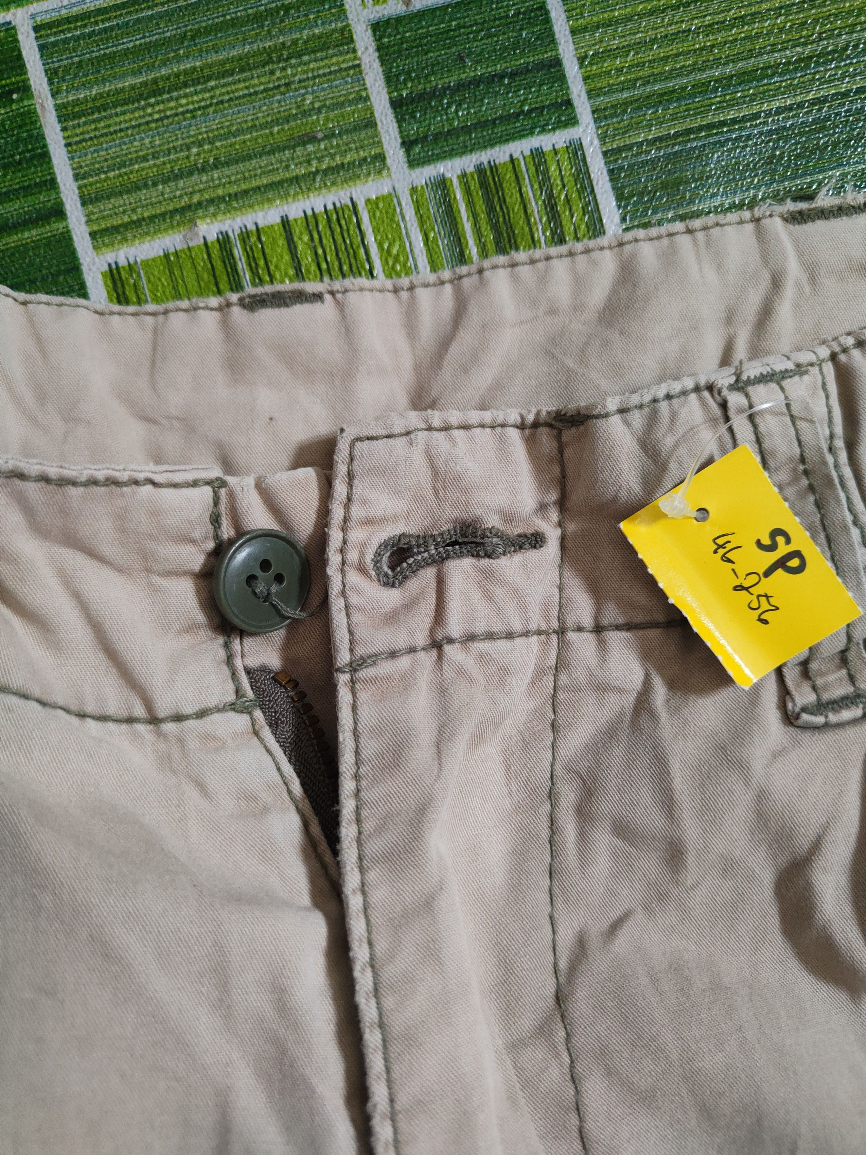 Japanese Brand DL Topvalu Beige Multipocket Cargo Pants #sp46-256T Size US 32 / EU 48 - 14 Thumbnail