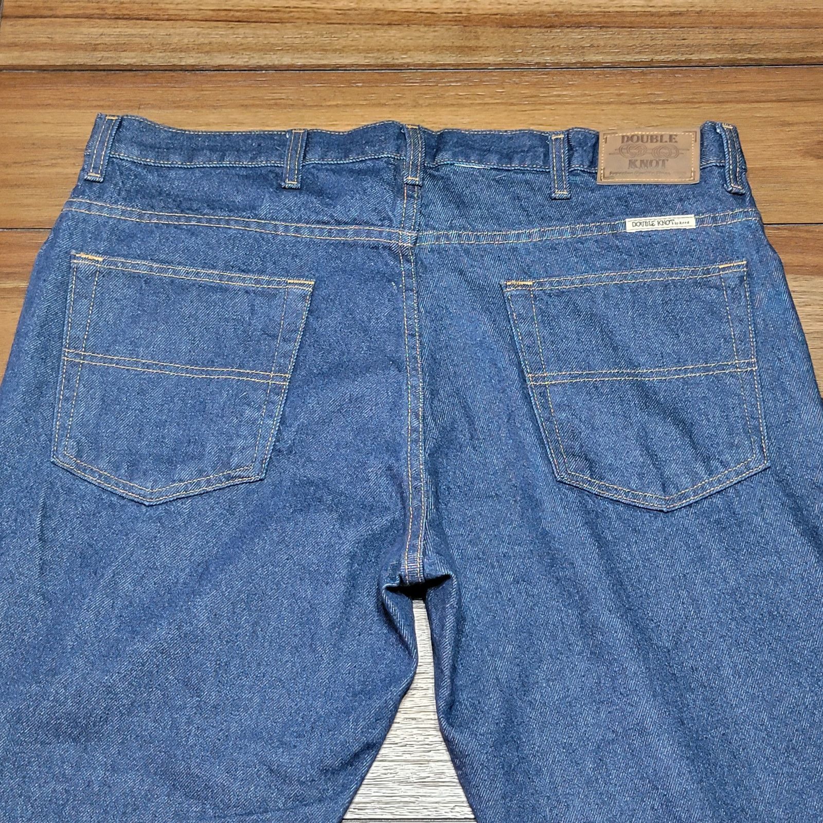 Other Double Knot Straight Denim Jeans - Size 38 X 32 Size US 38 / EU 54 - 4 Thumbnail