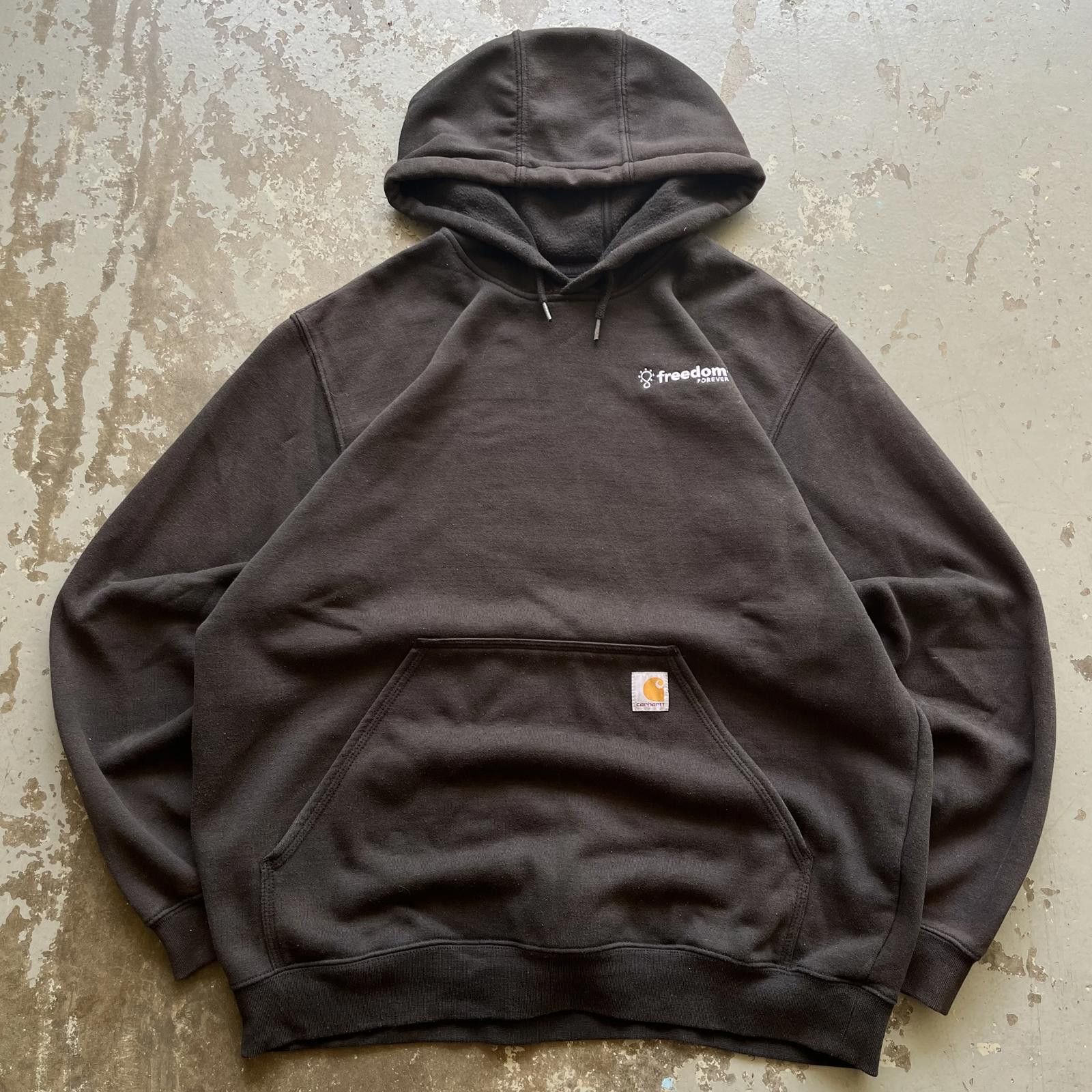 Carhartt Carhartt Loose Fit Black Grunge Workwear K121 Hoodie Size US L / EU 52-54 / 3 - 1 Thumbnail