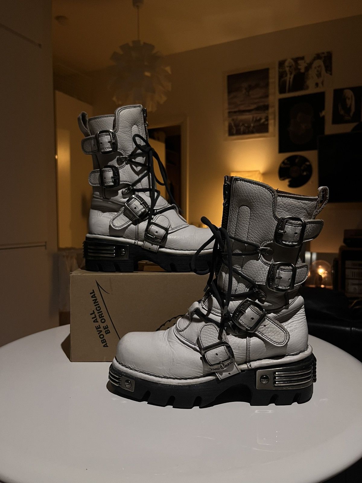 New Rock New Rock Platform Boots - Ultra Rare Vintage Size US 6 / IT 36 - 1 Thumbnail