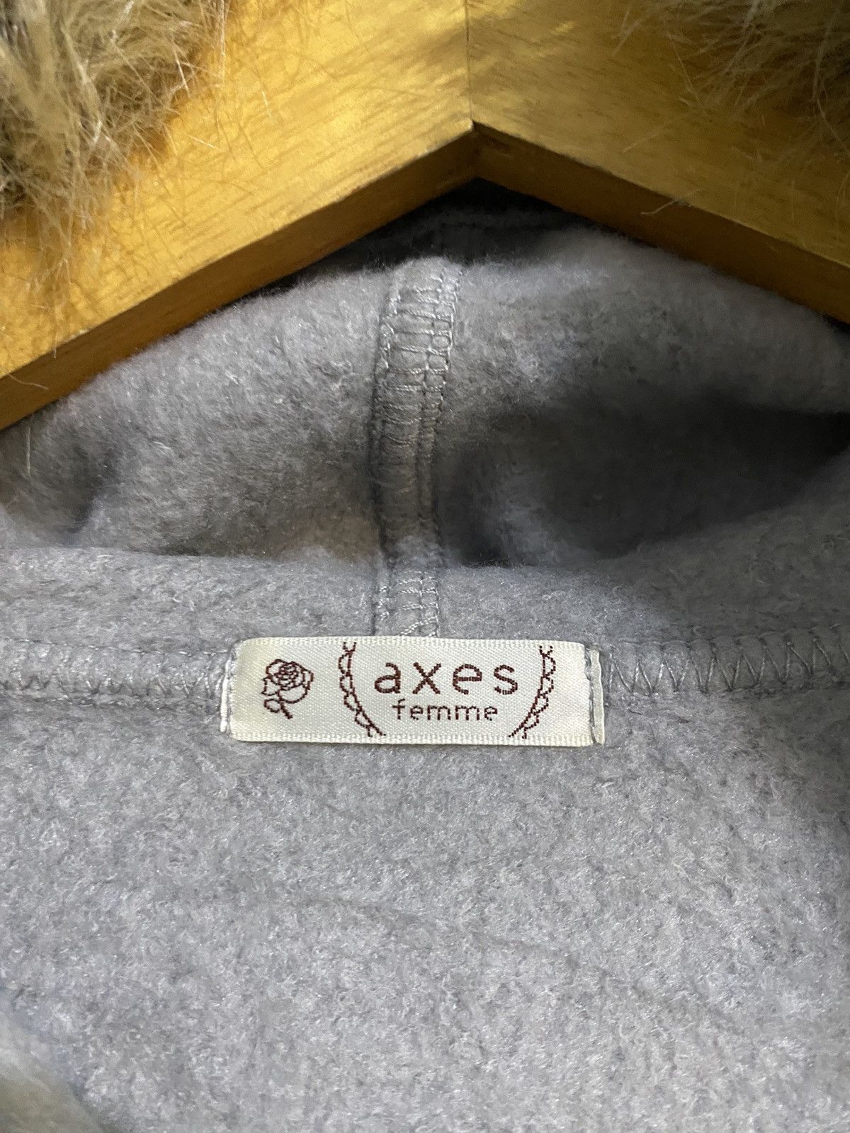 If Six Was Nine 💸BINDINGOFFER💸Axes Femme Gothic Fur Hoodie Lgb Ifsixwasnine Size US M / EU 48-50 / 2 - 11 Thumbnail
