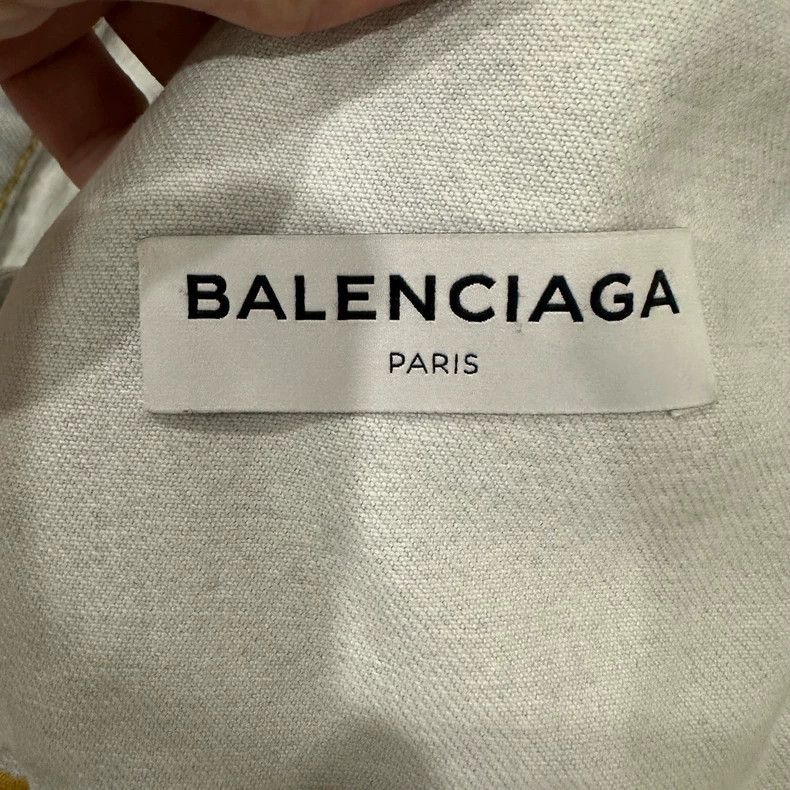Balenciaga Balenciaga size 40 Bat Wing Collar Denim Jacket Size S / US 4 / IT 40 - 4 Thumbnail