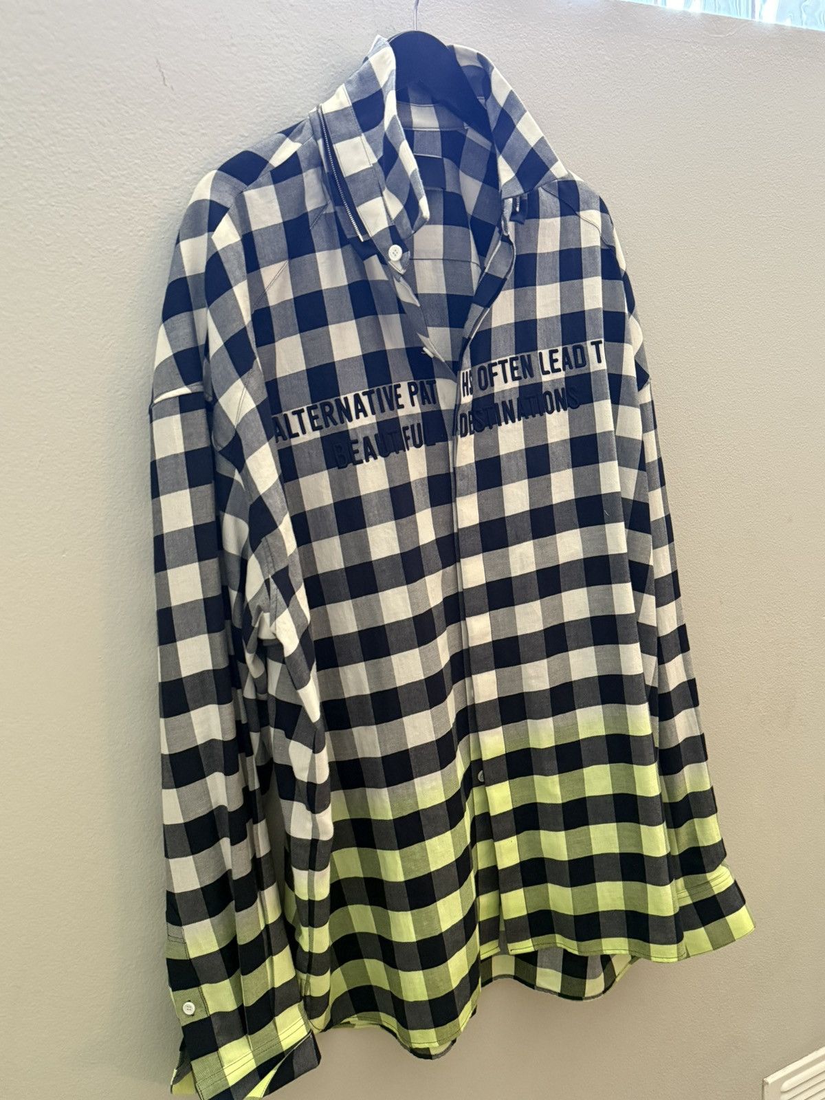 Juun.J Juun.j plaid shirt 2in1 Size US M / EU 48-50 / 2 - 8 Thumbnail