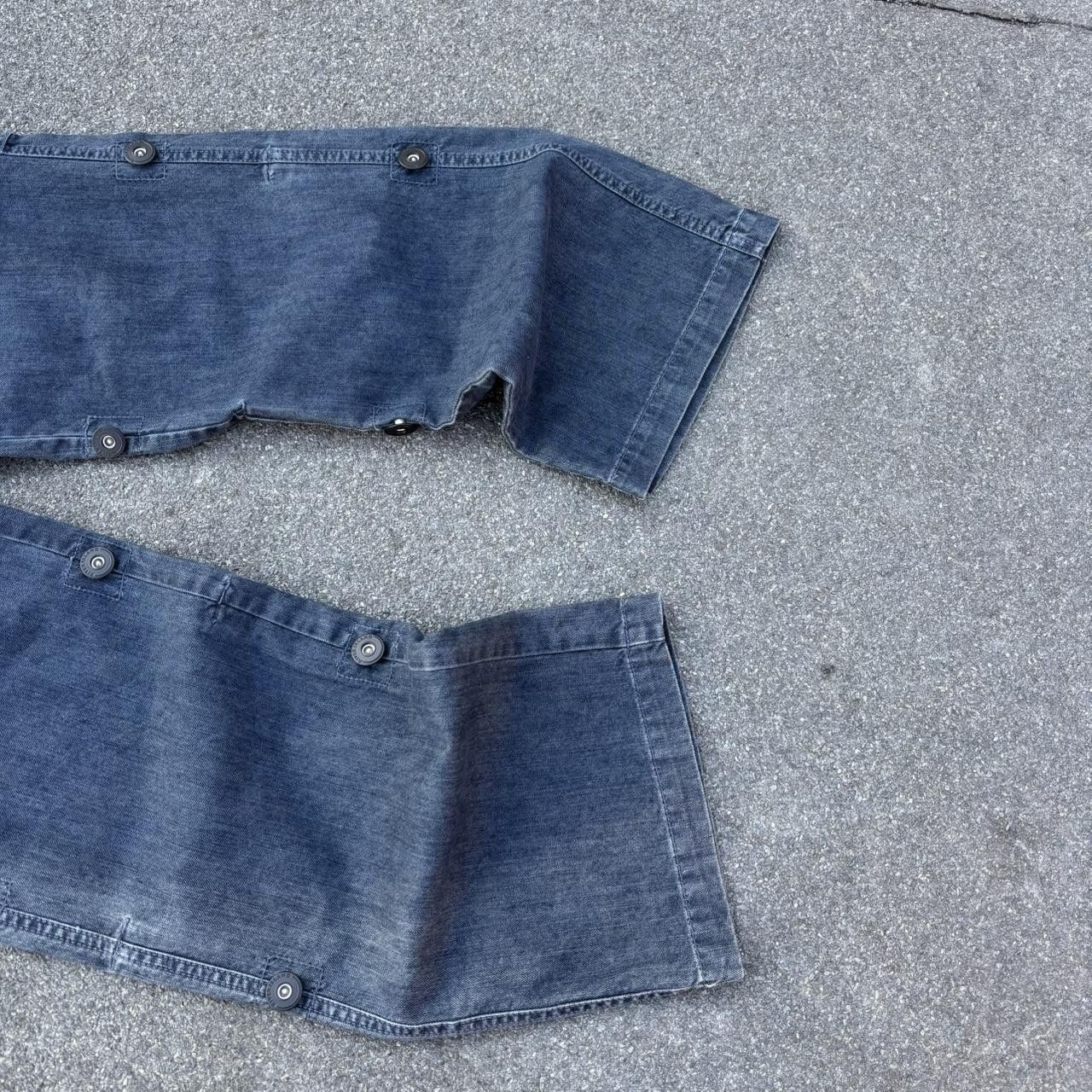 JNCO × Japanese Brand × Vintage Vintage y2k 90s archive Japanese style carpenter cargo jeans Size US 32 / EU 48 - 4 Thumbnail