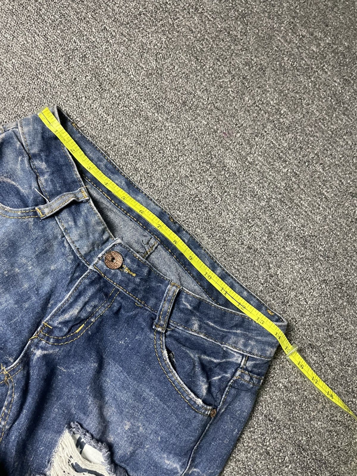 Jean × Vintage JEANS Brand Distressed Denim Ripped Jeans (104) Size US 28 / EU 44 - 10 Thumbnail