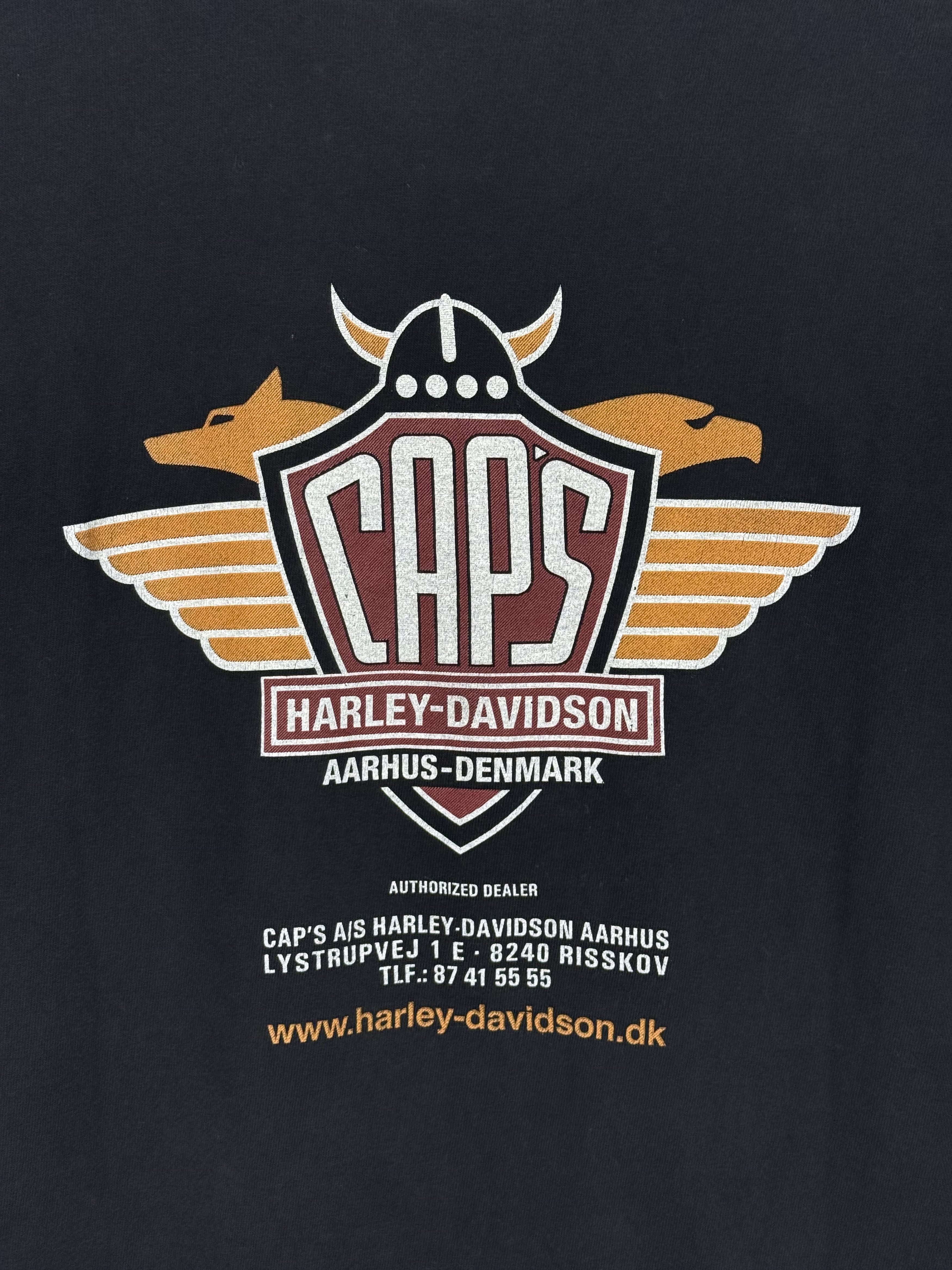 Harley Davidson Vintage Harley Davidson Denmark Graphic Print T-shirt Black Size US M / EU 48-50 / 2 - 8 Thumbnail