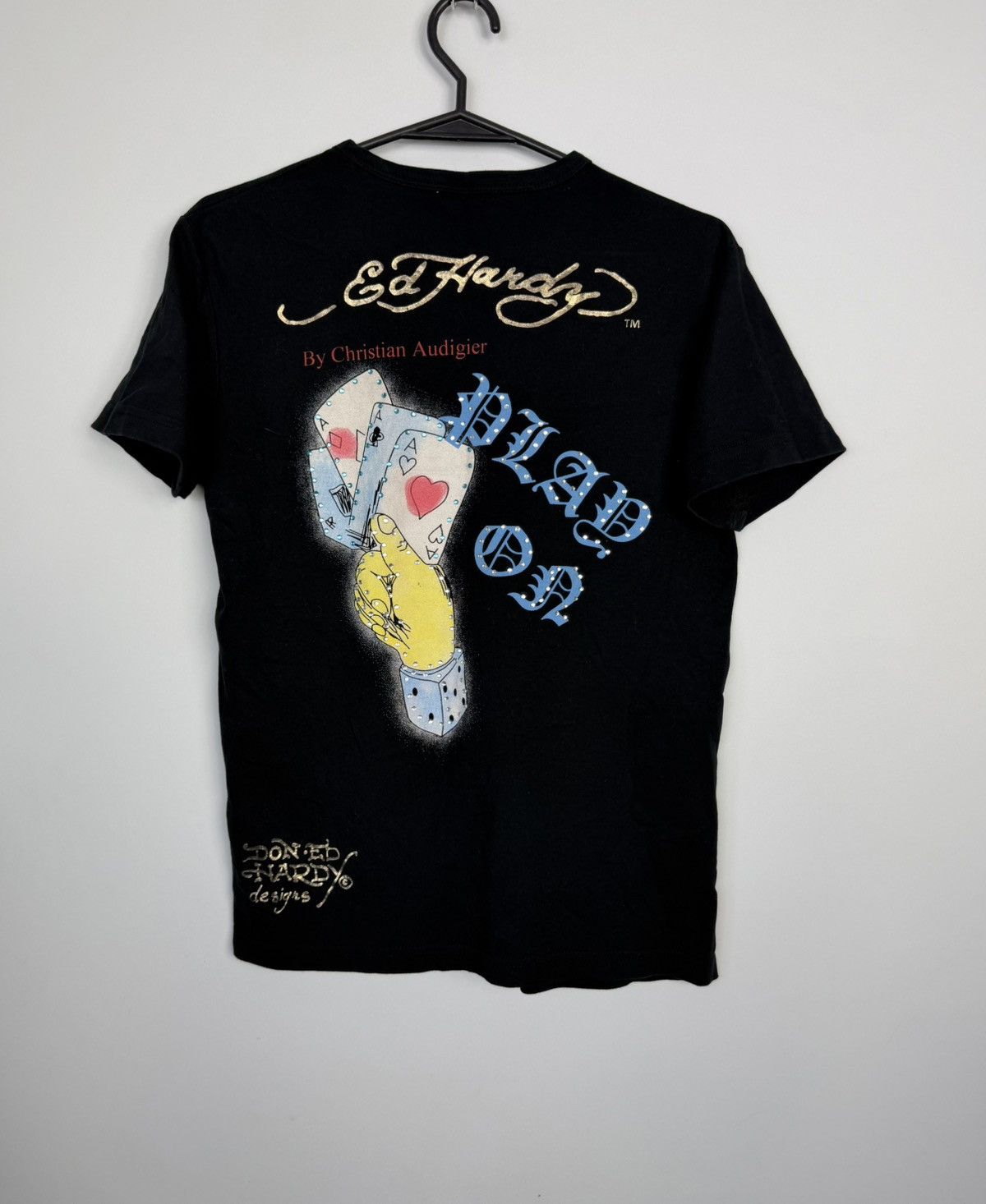 Ed Hardy Ed Hardy By Christian Audigier Death Glory Y2K AS T-Shirt Size S / US 4 / IT 40 - 3 Thumbnail